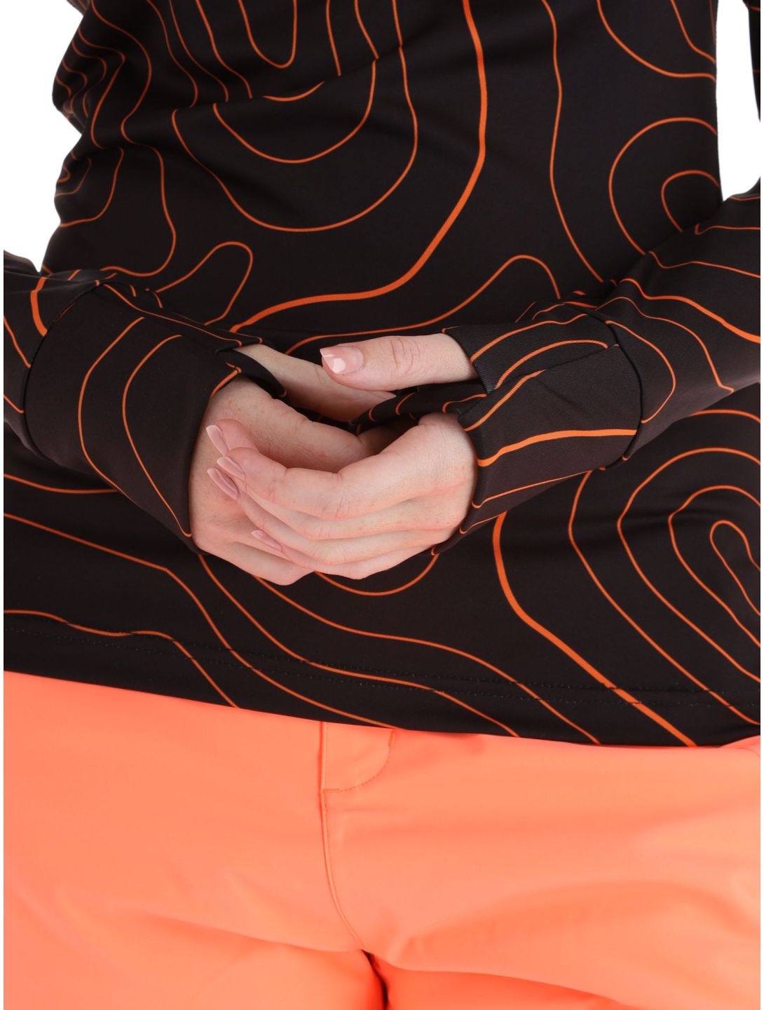 Poederbaas, Maps jersey mujeres Black Orange naranja, negro 