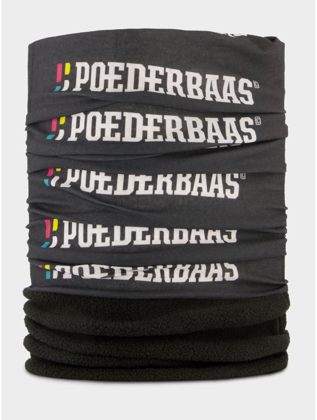 Poederbaas, Neck Warmer bufanda unisex Black negro 