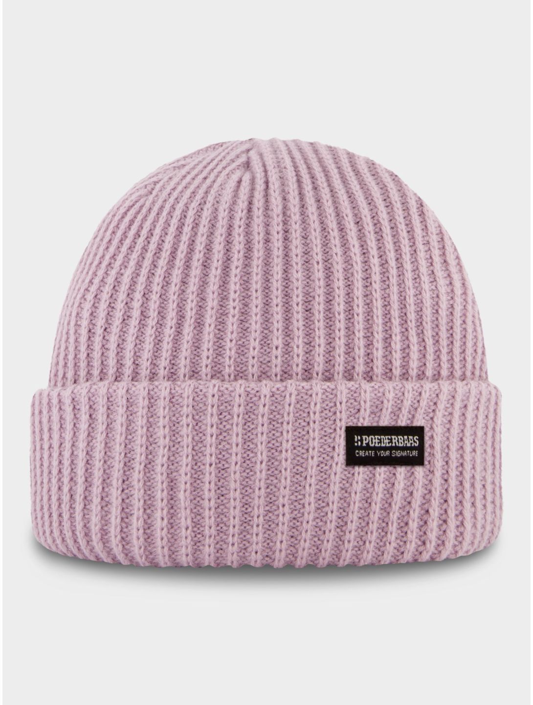 Poederbaas, Royal Rib Beanie gorro unisex Purple púrpura 