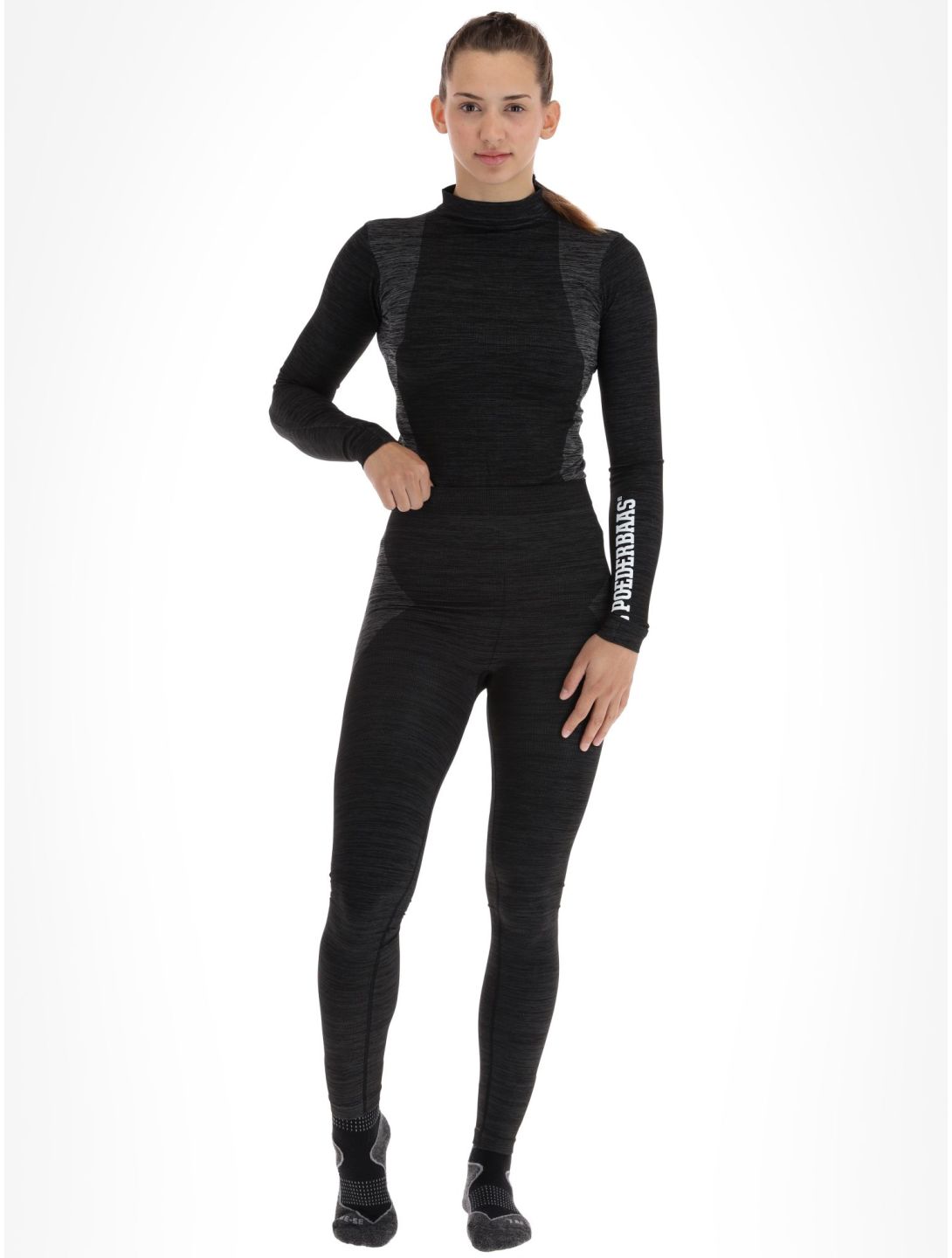 Poederbaas, Technical Thermo pantalón termoactivo mujeres Black negro 