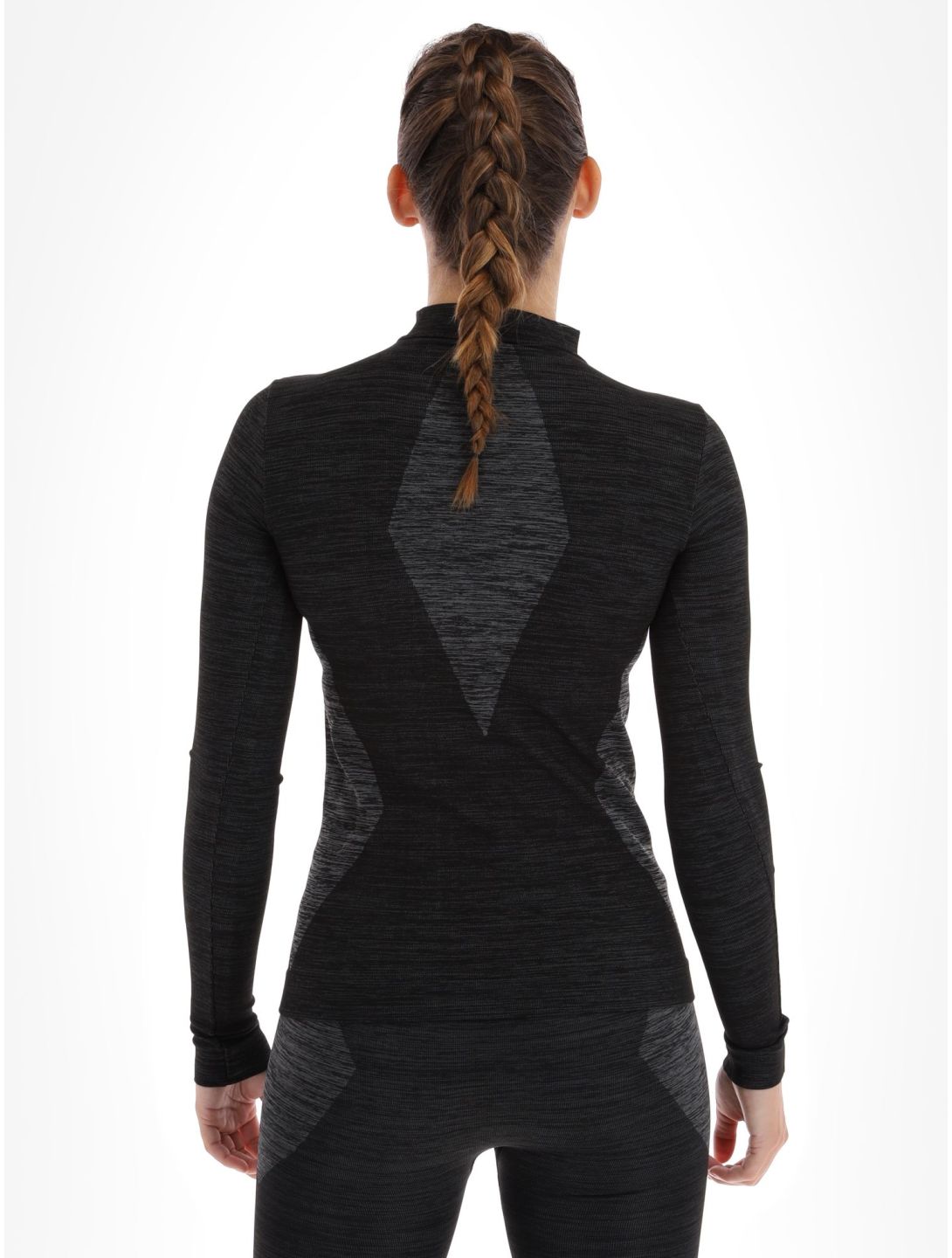 Poederbaas, Technical Thermo Shirt Longsleeve camisa termoactiva mujeres Black negro 