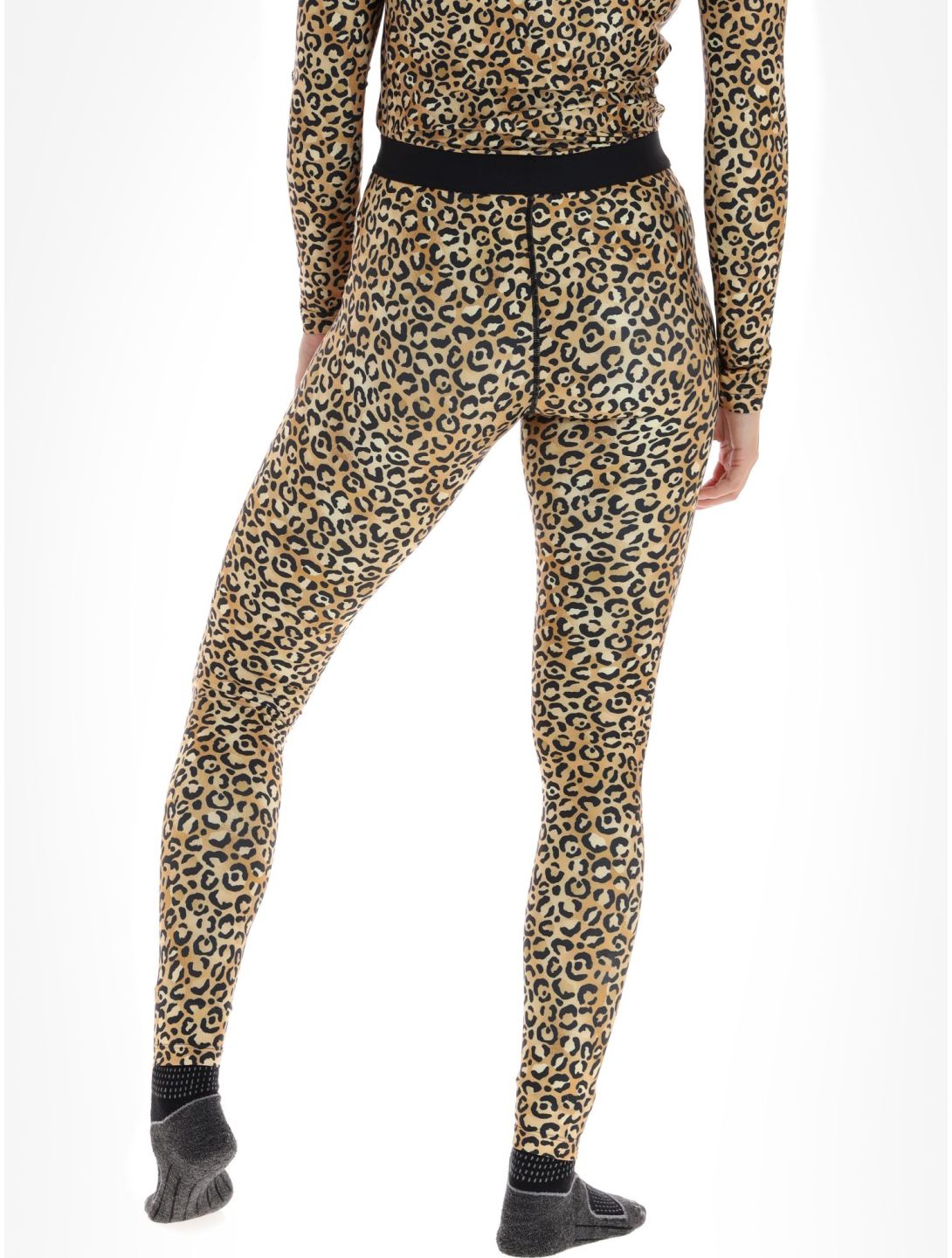 Poederbaas, Thermo Animal pantalón termoactivo mujeres Panther Brown marrón 