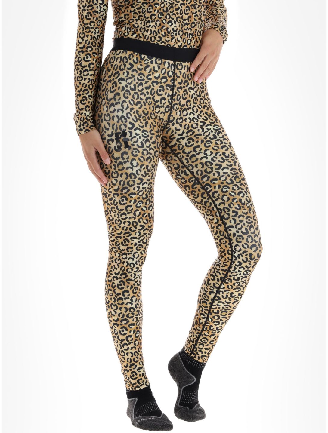 Poederbaas, Thermo Animal pantalón termoactivo mujeres Panther Brown marrón 