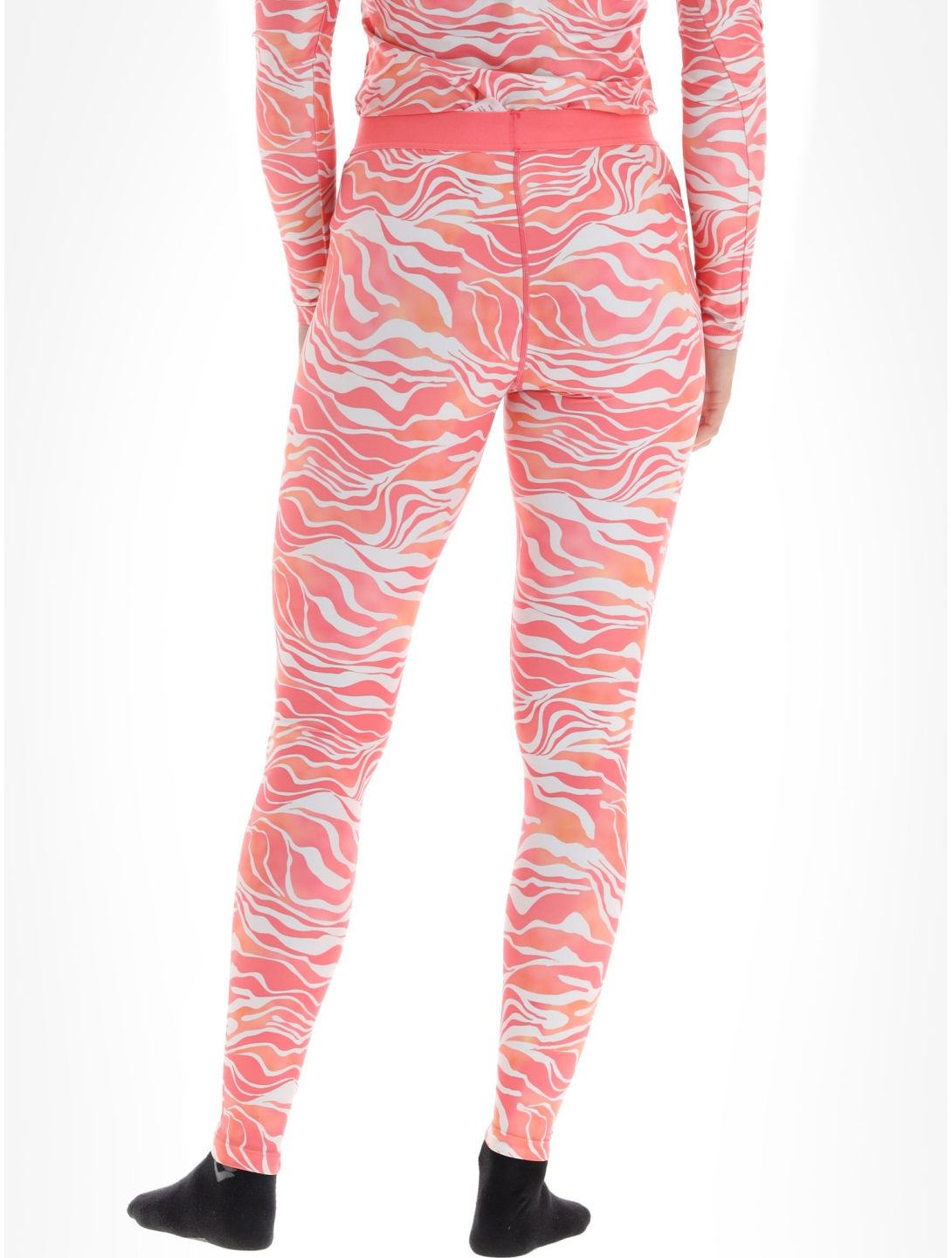 Poederbaas, Thermo Animal pantalón termoactivo mujeres Zebra Pink rosa 