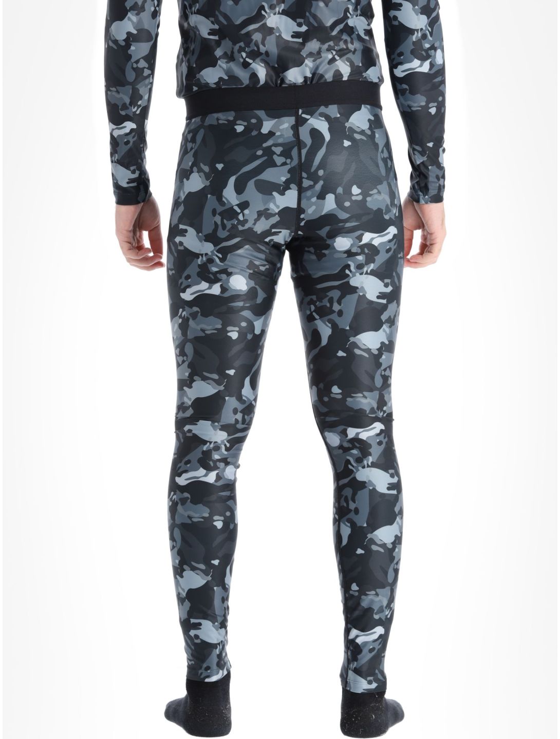 Poederbaas, Thermo Camo pantalón termoactivo hombres Black negro 