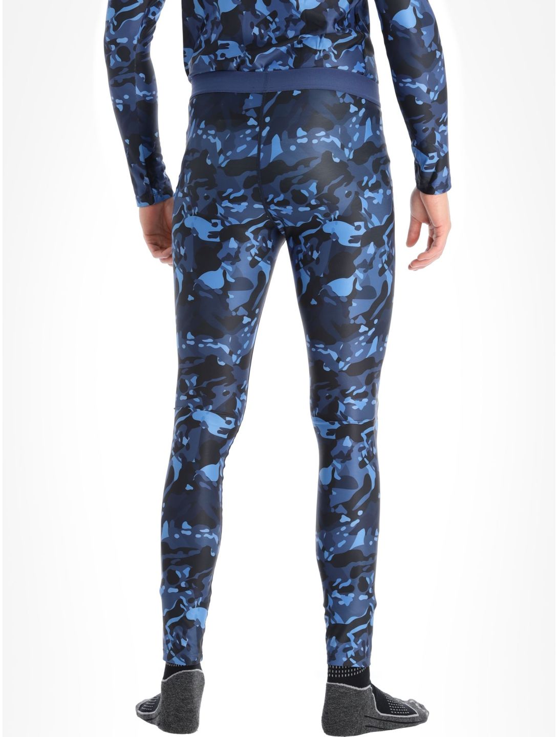 Poederbaas, Thermo Camo pantalón termoactivo hombres Navy azul 