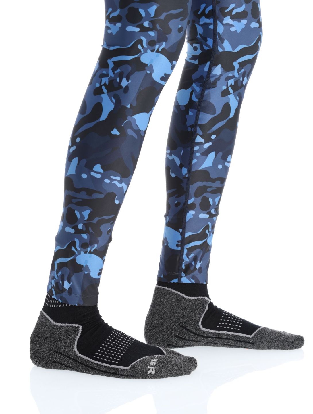 Poederbaas, Thermo Camo pantalón termoactivo hombres Navy azul 