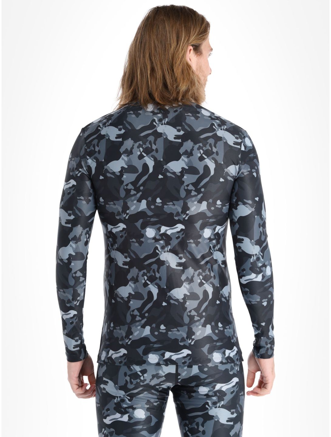 Poederbaas, Thermo Camo camisa termoactiva hombres Black negro 