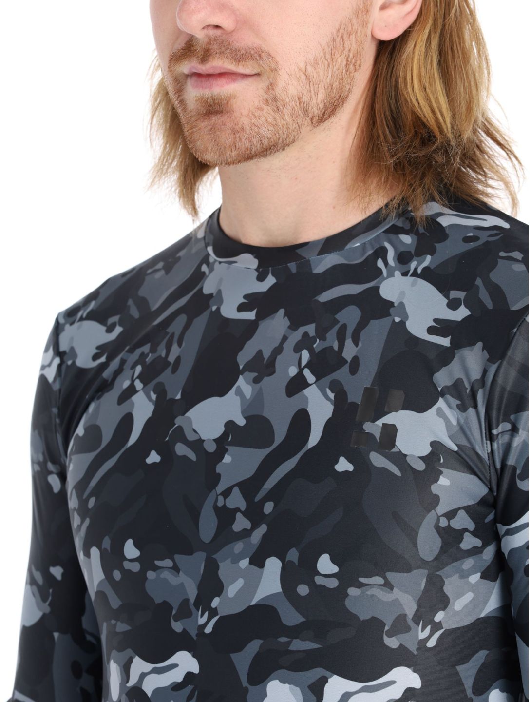 Poederbaas, Thermo Camo camisa termoactiva hombres Black negro 