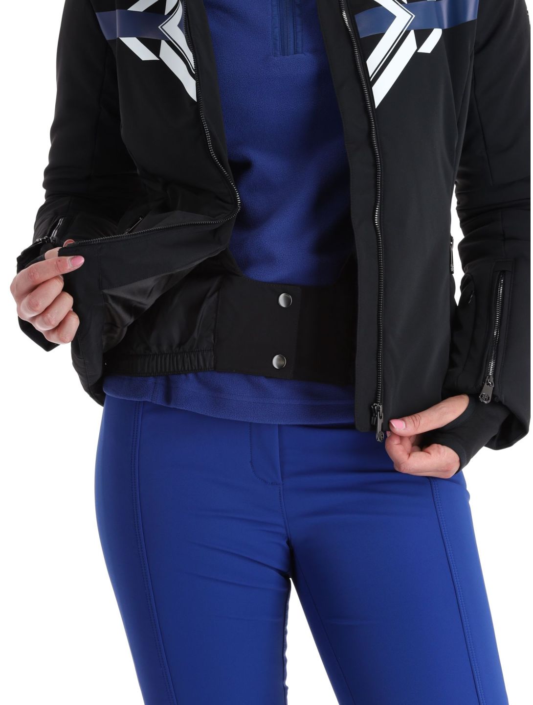 Poivre Blanc, Active Line W23-0800-WO/P chaqueta de esquí mujeres Print Black negro 