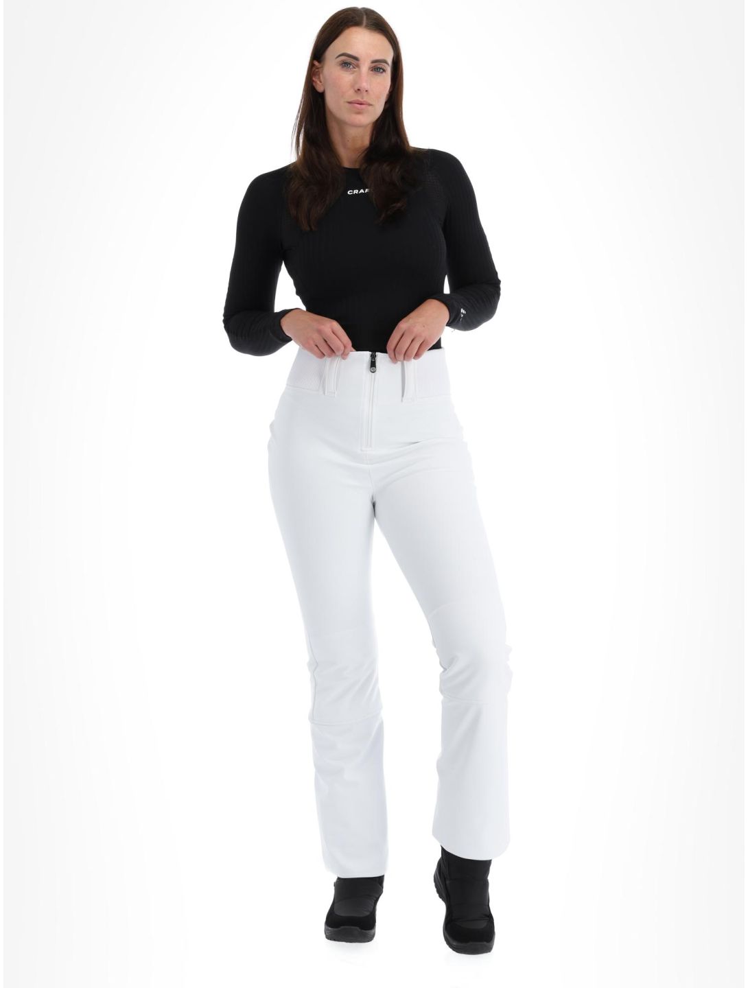 Poivre Blanc, Active Line W23-1121-WO pantalones de esquí softshell mujeres White blanco 