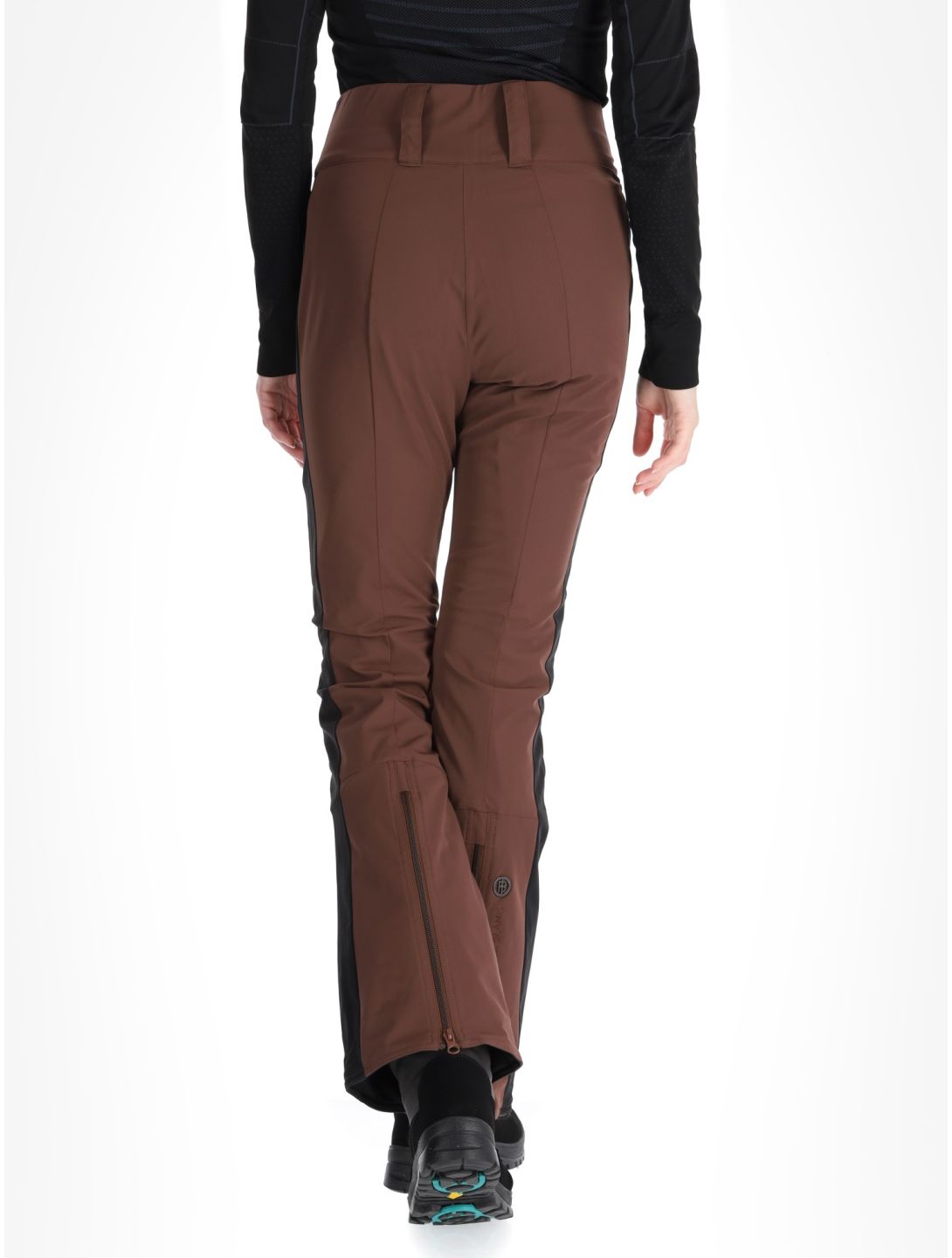 Poivre Blanc, Luxe Sport 24PBH0822/WO pantalones de esquí mujeres Choco Brown / Black marrón, negro 