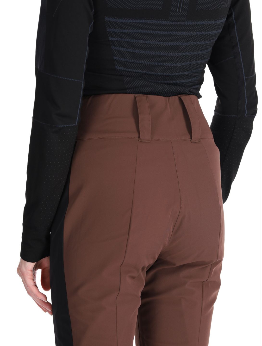 Poivre Blanc, Luxe Sport 24PBH0822/WO pantalones de esquí mujeres Choco Brown / Black marrón, negro 