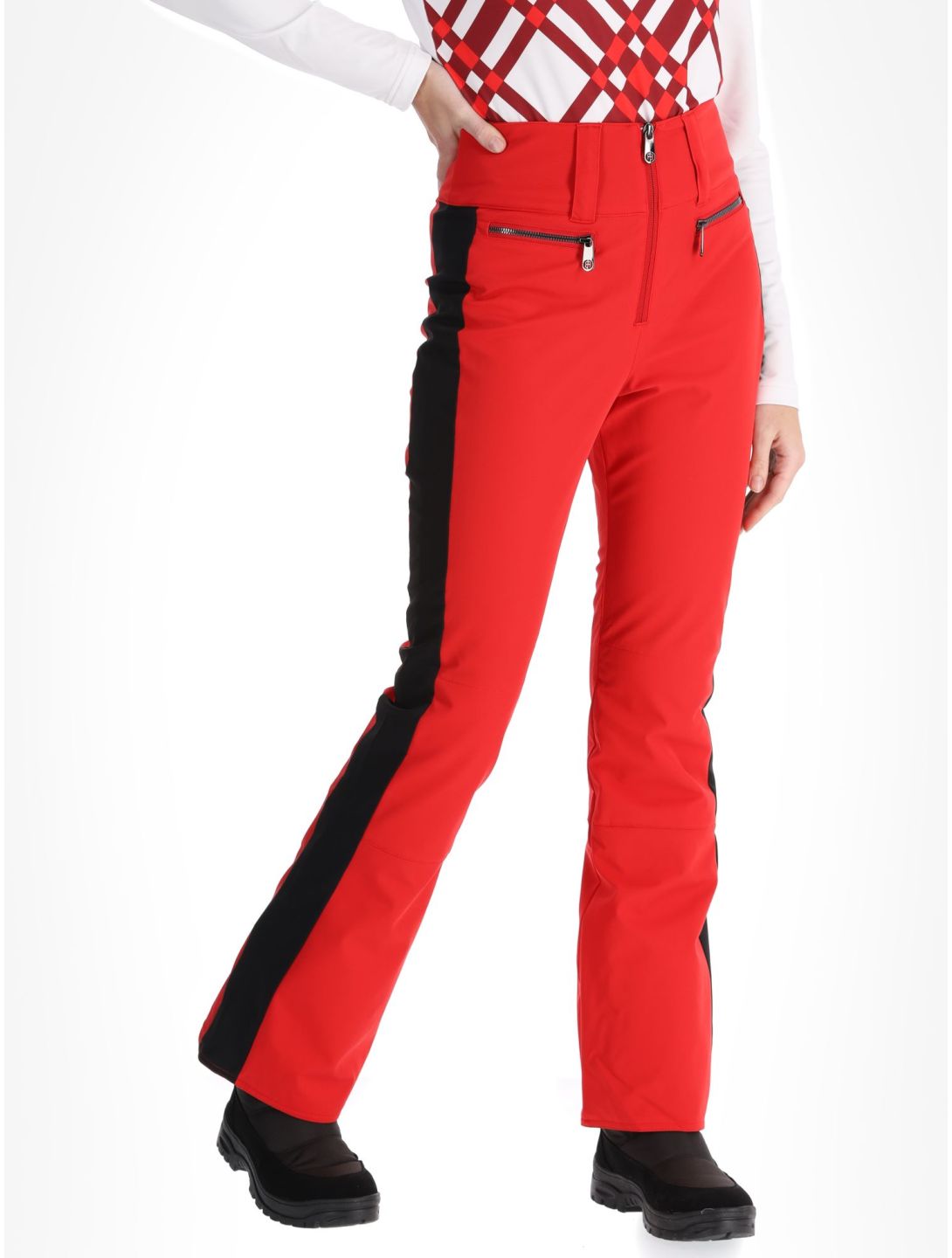 Poivre Blanc, Luxe Sport 24PBH0822/WO pantalones de esquí mujeres Scarlet Red / Black negro, rojo 