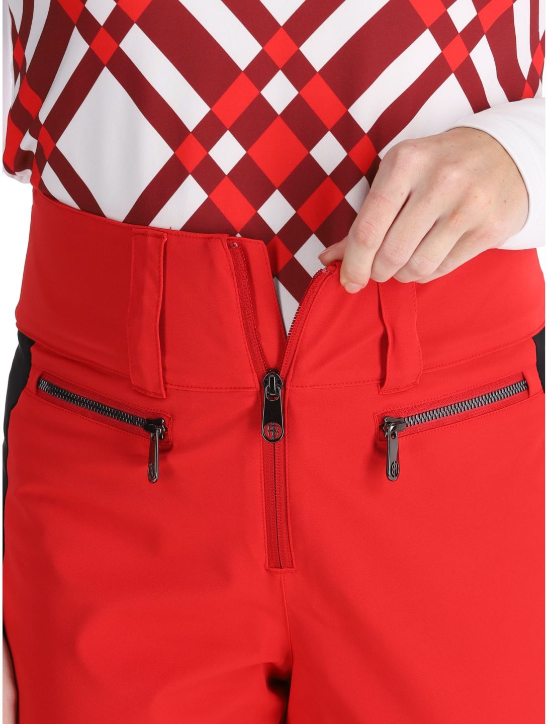 Poivre Blanc, Luxe Sport 24PBH0822/WO pantalones de esquí mujeres Scarlet Red / Black negro, rojo 