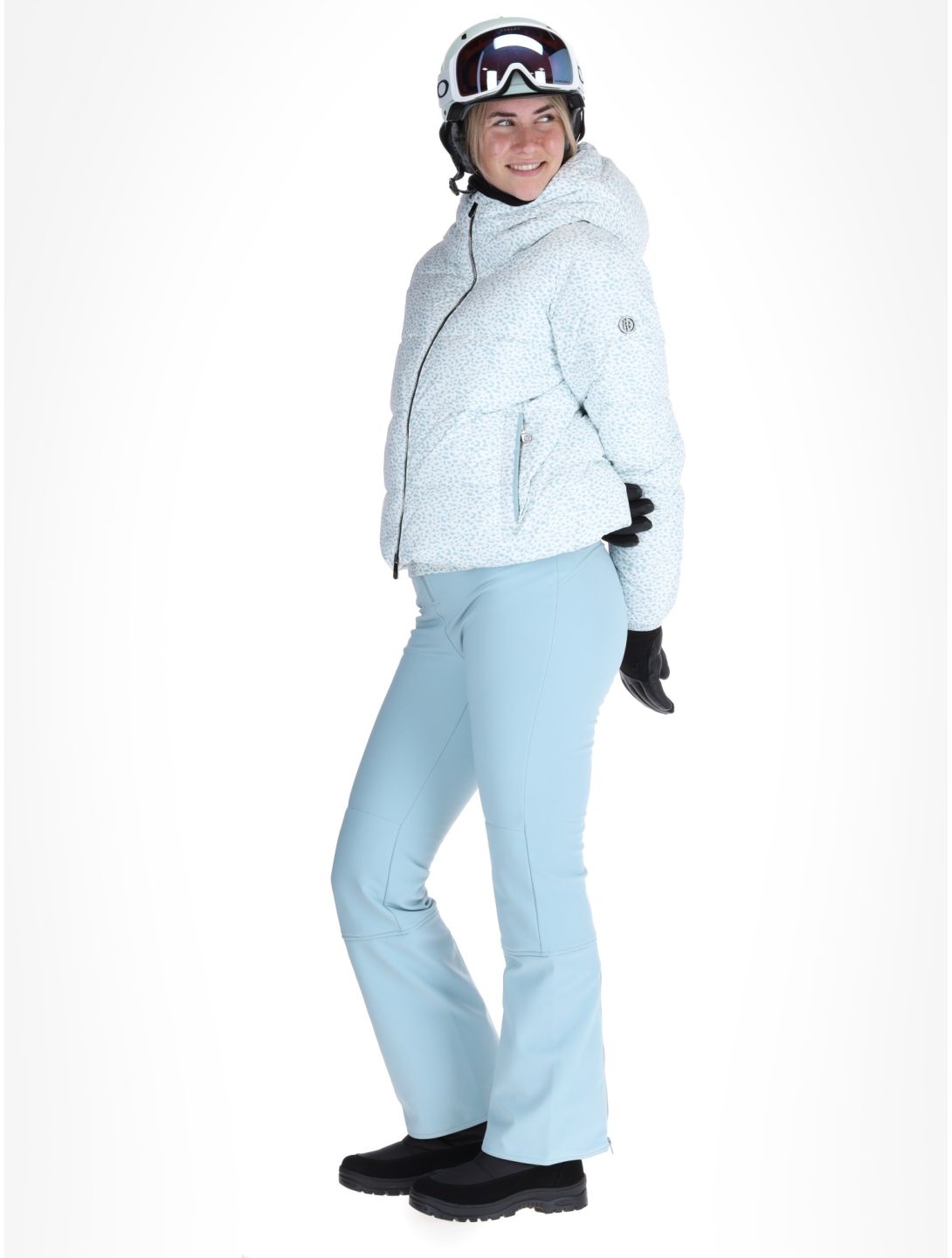 Poivre Blanc, Luxe Sport 24PBH1200/WO chaqueta de esquí mujeres Jaguar Off Blue azul, blanco 