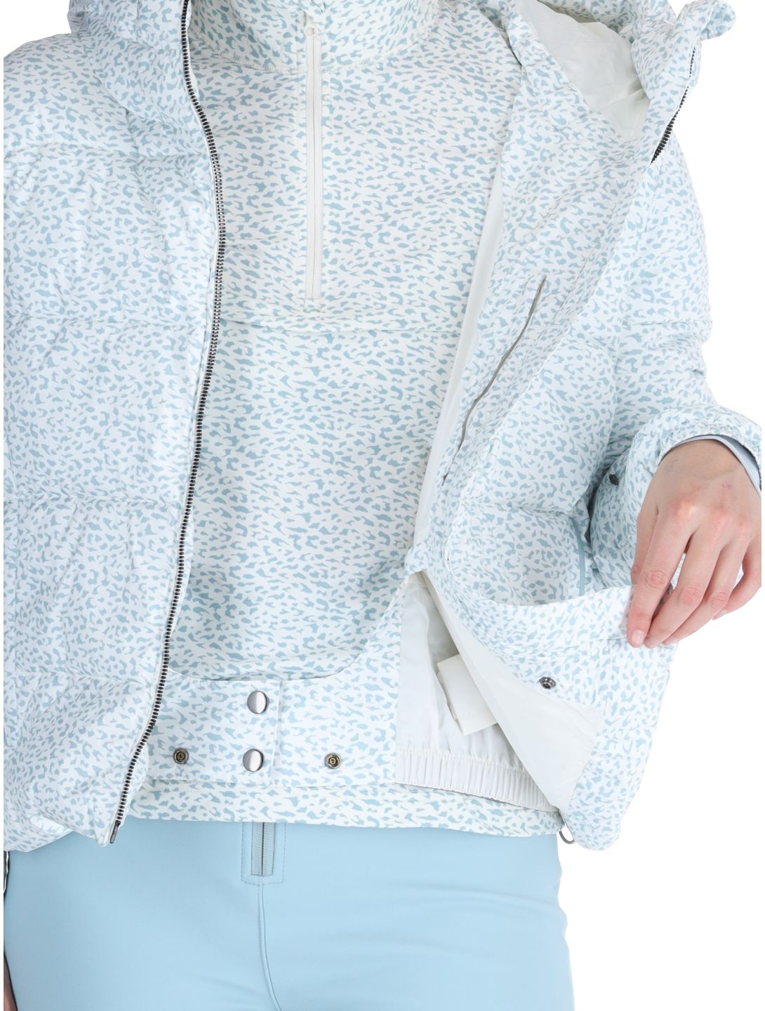 Poivre Blanc, Luxe Sport 24PBH1200/WO chaqueta de esquí mujeres Jaguar Off Blue azul, blanco 