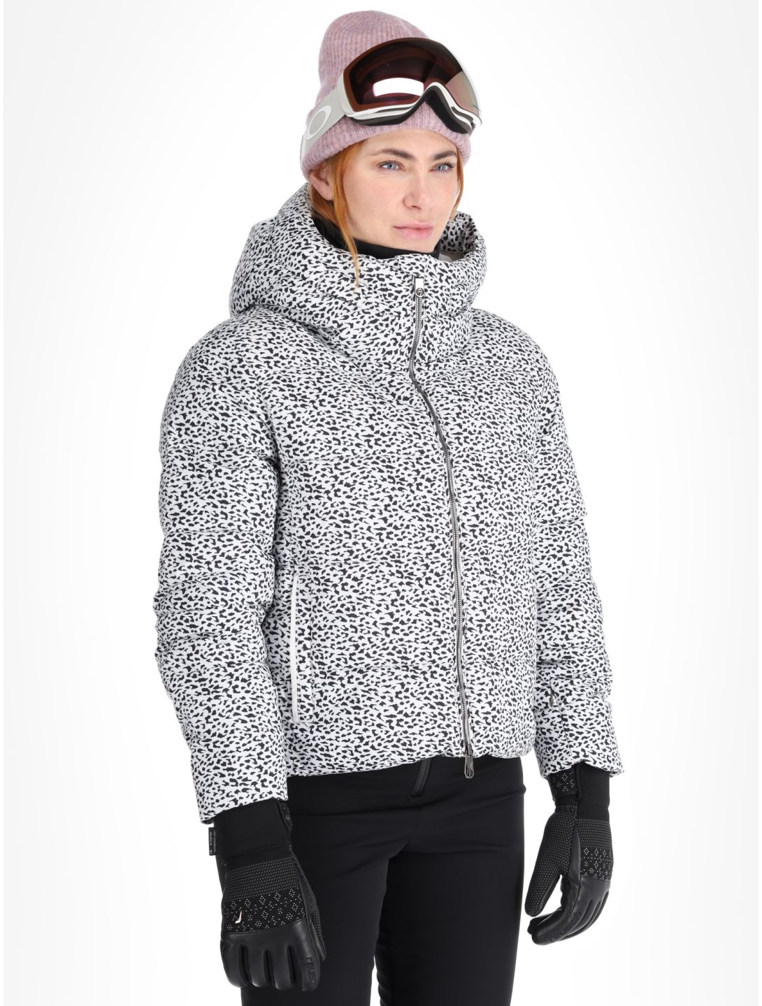 Poivre Blanc, Luxe Sport 24PBH1200/WO chaqueta de esquí mujeres Jaguar Off Black blanco, negro 