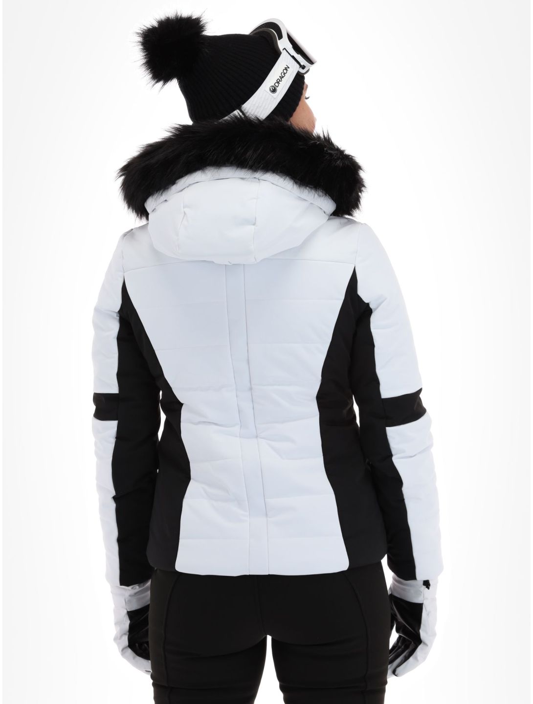 Poivre Blanc, Luxe Sport Line W23-0804-WO chaqueta de esquí mujeres White / Black blanco, negro 