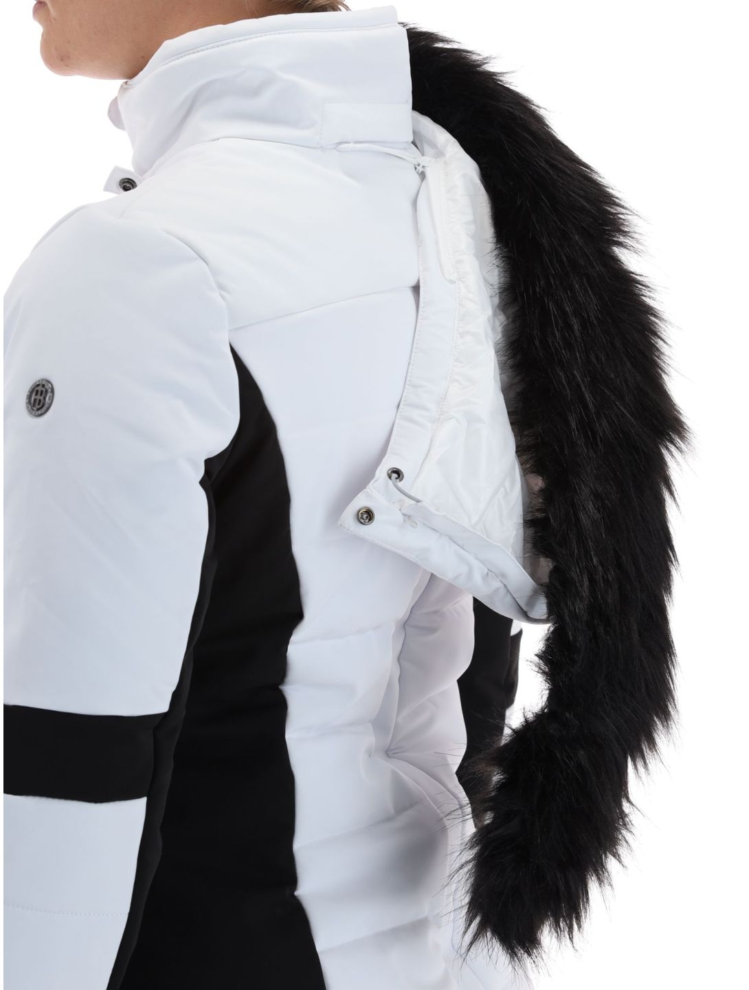 Poivre Blanc, Luxe Sport Line W23-0804-WO chaqueta de esquí mujeres White / Black blanco, negro 