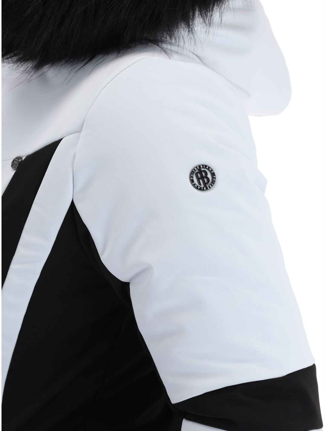 Poivre Blanc, Luxe Sport Line W23-0804-WO chaqueta de esquí mujeres White / Black blanco, negro 