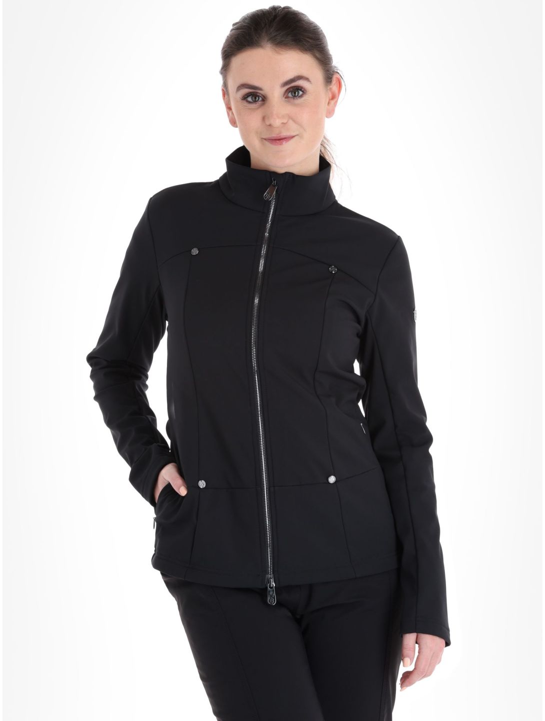 Poivre Blanc, Luxe Sport Line W23-1600-WO chaleco mujeres Black negro 