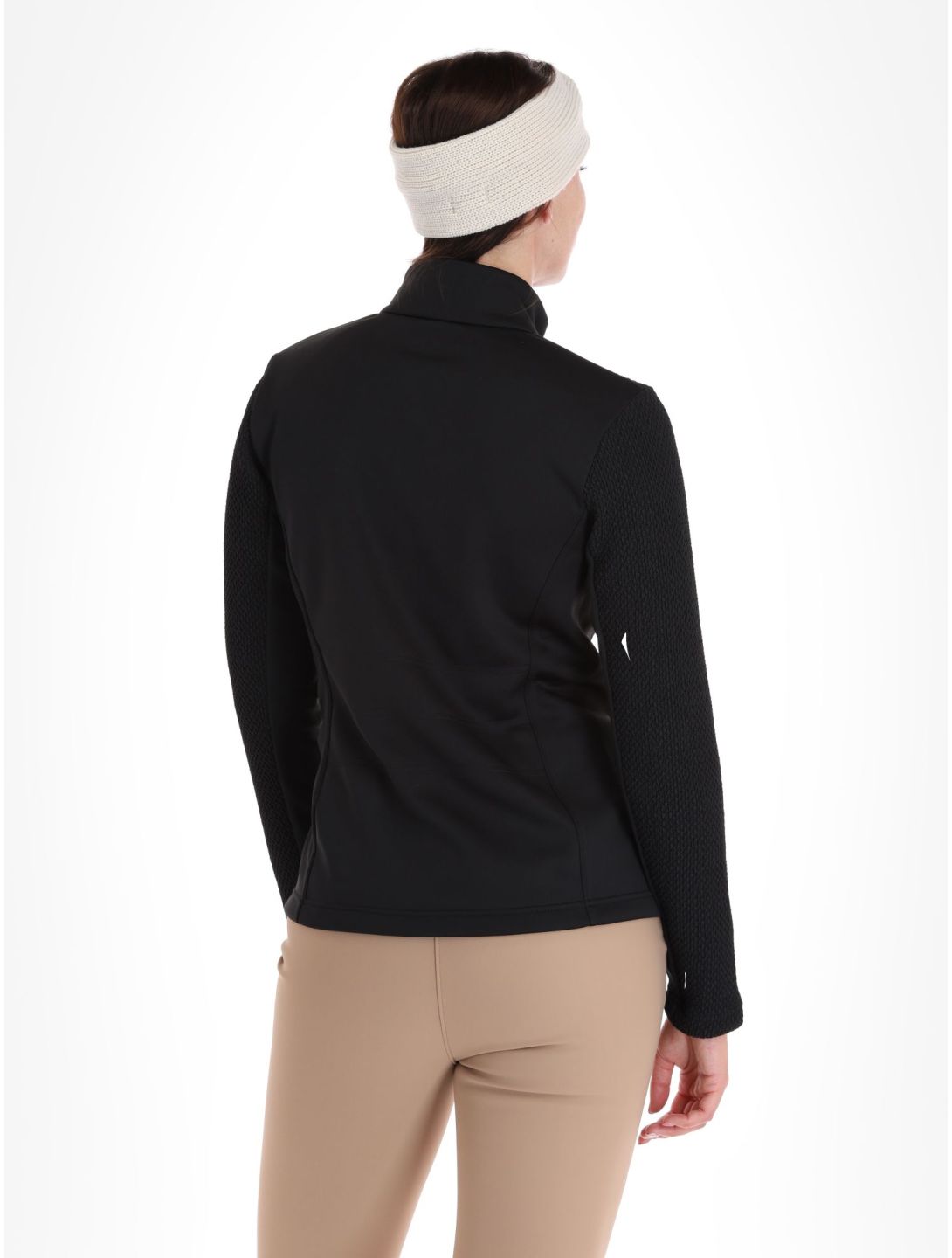 Poivre Blanc, Luxe Sport Line W23-1603-WO/S chaleco mujeres Smock Black negro 