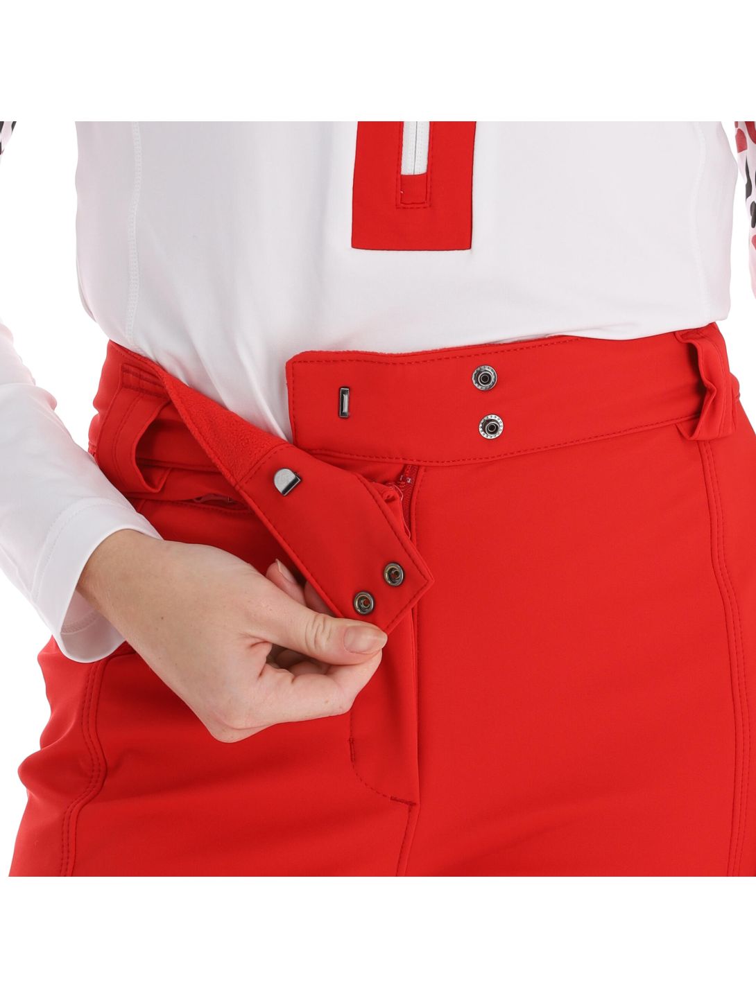 Poivre Blanc, Stretch Ski Pants pantalones de esquí mujeres scarlet rojo 