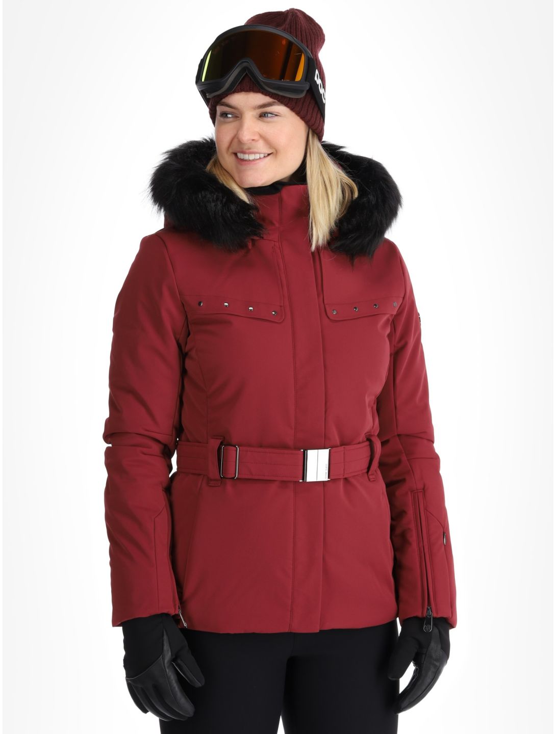 Poivre Blanc, Traditional 24PBH0801/WO chaqueta de esquí mujeres Burgundy Red rojo 