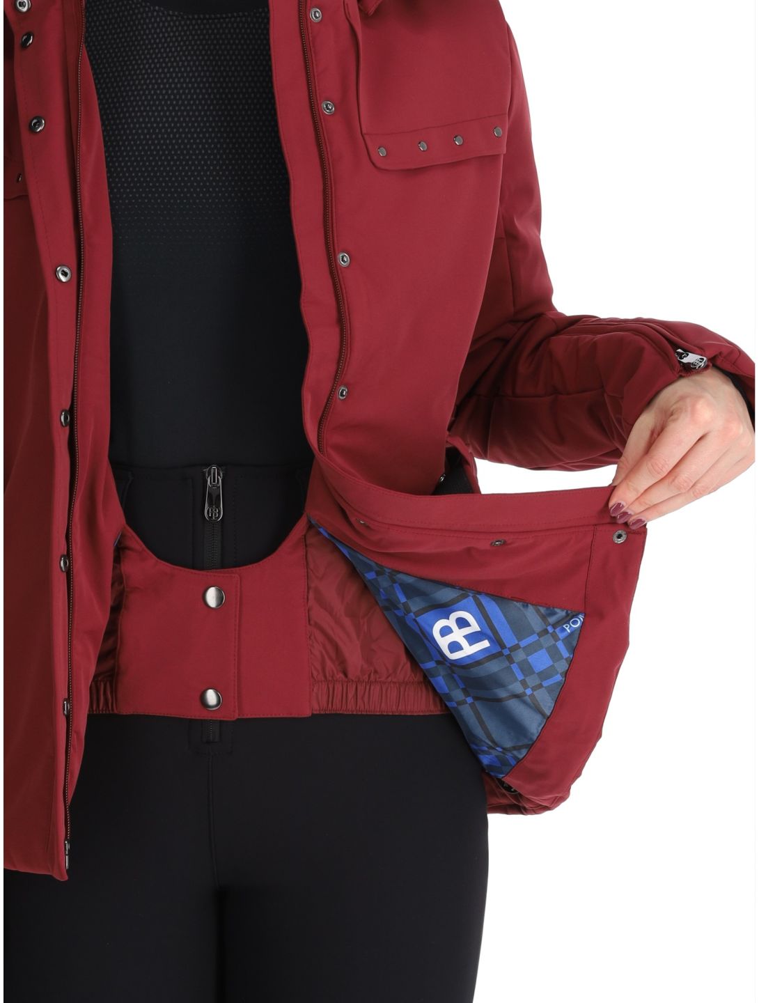 Poivre Blanc, Traditional 24PBH0801/WO chaqueta de esquí mujeres Burgundy Red rojo 