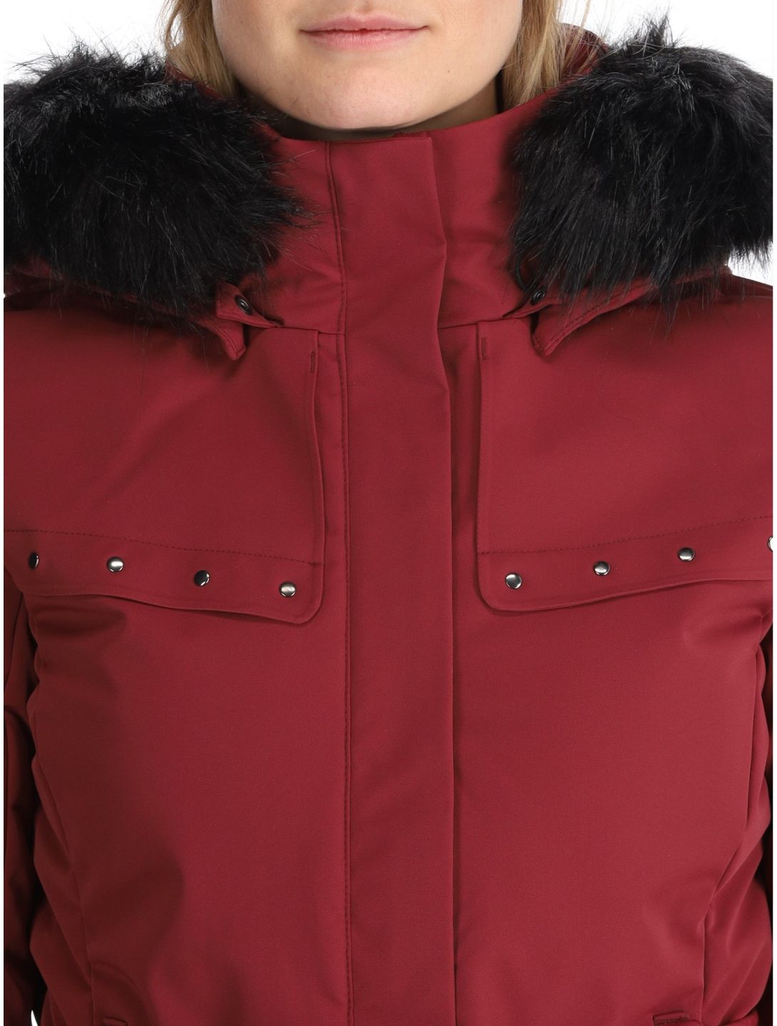 Poivre Blanc, Traditional 24PBH0801/WO chaqueta de esquí mujeres Burgundy Red rojo 