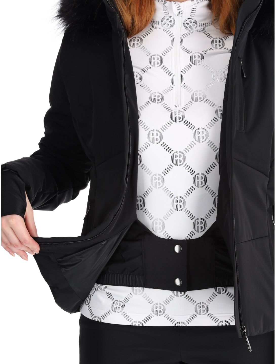 Poivre Blanc, Traditional 24PBH0802/WO chaqueta de esquí mujeres Black negro 