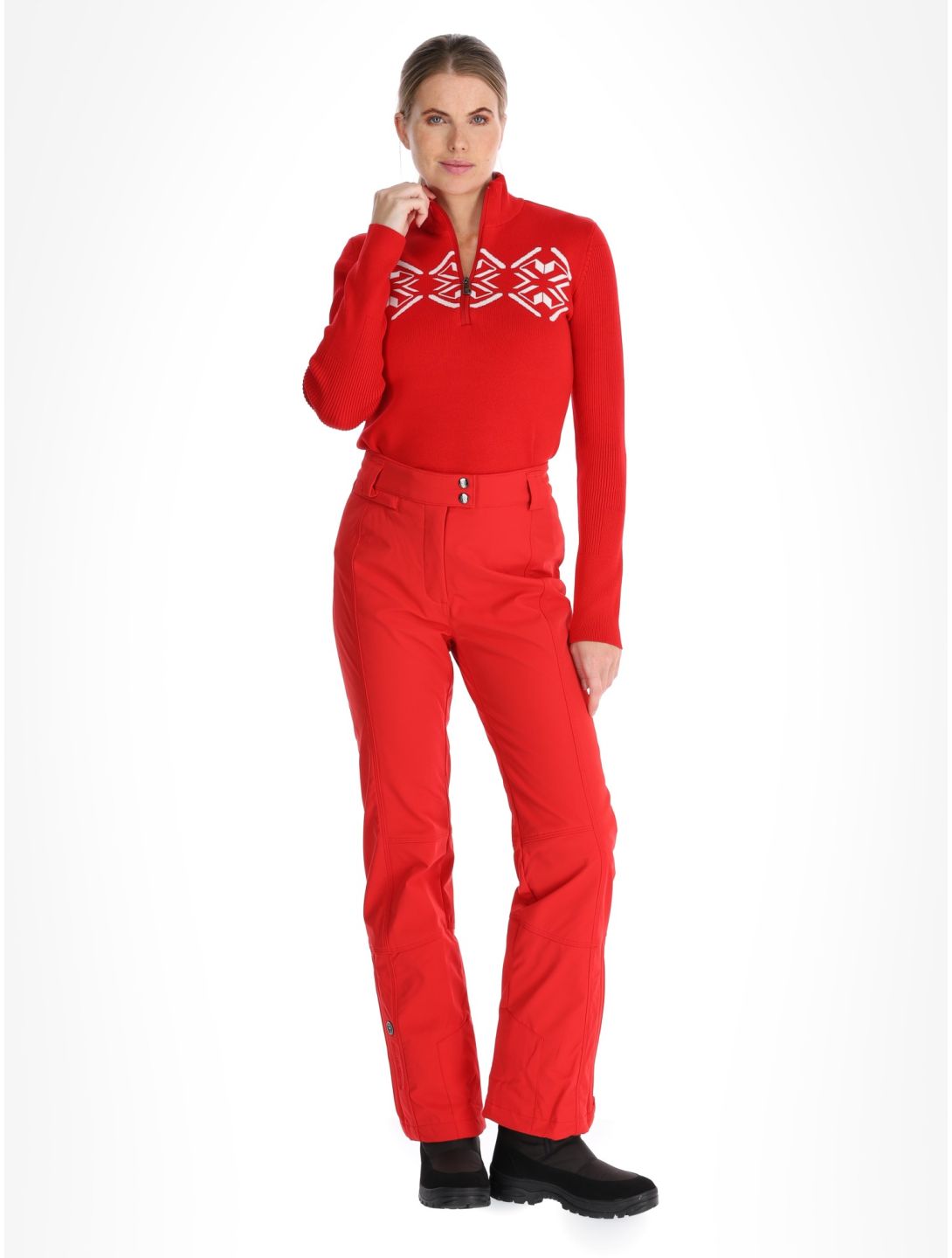 Poivre Blanc, Traditional 24PBH0820/WO pantalones de esquí mujeres Scarlet Red rojo 