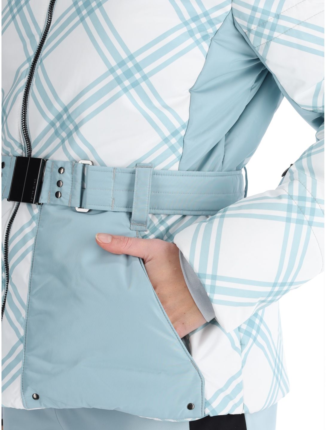 Poivre Blanc, Traditional 24PBH1003/WO/C chaqueta de esquí mujeres Cross Aloe Blue azul, blanco 