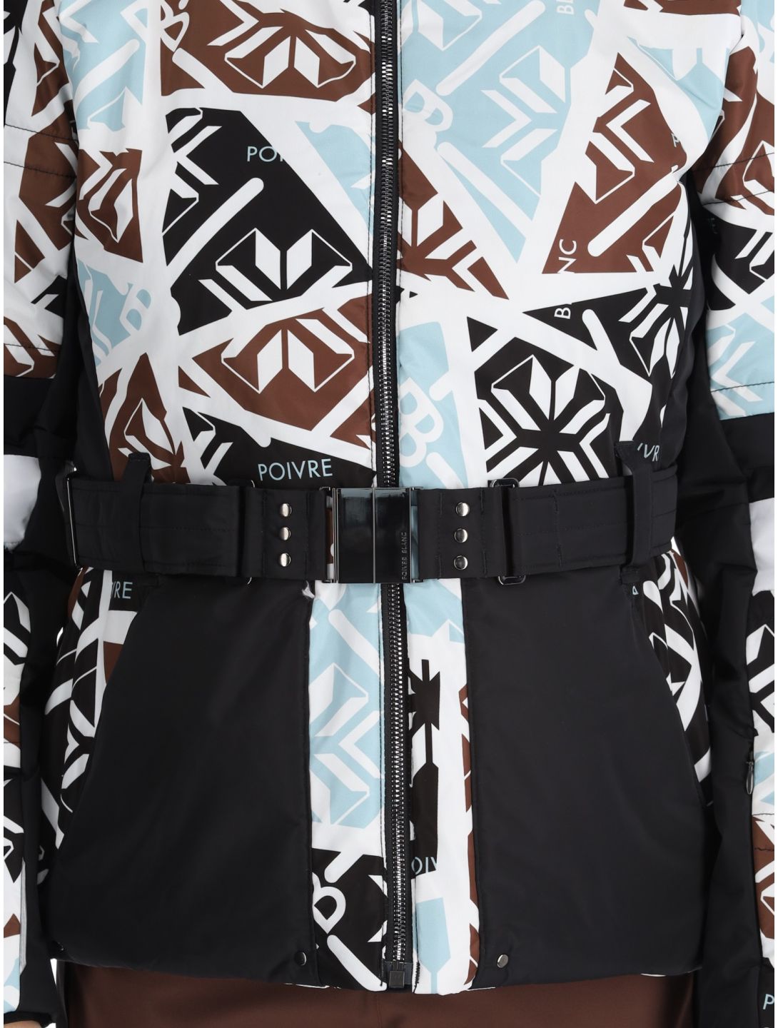 Poivre Blanc, Traditional 24PBH1003/WO/P chaqueta de esquí mujeres Print Black blanco, negro 