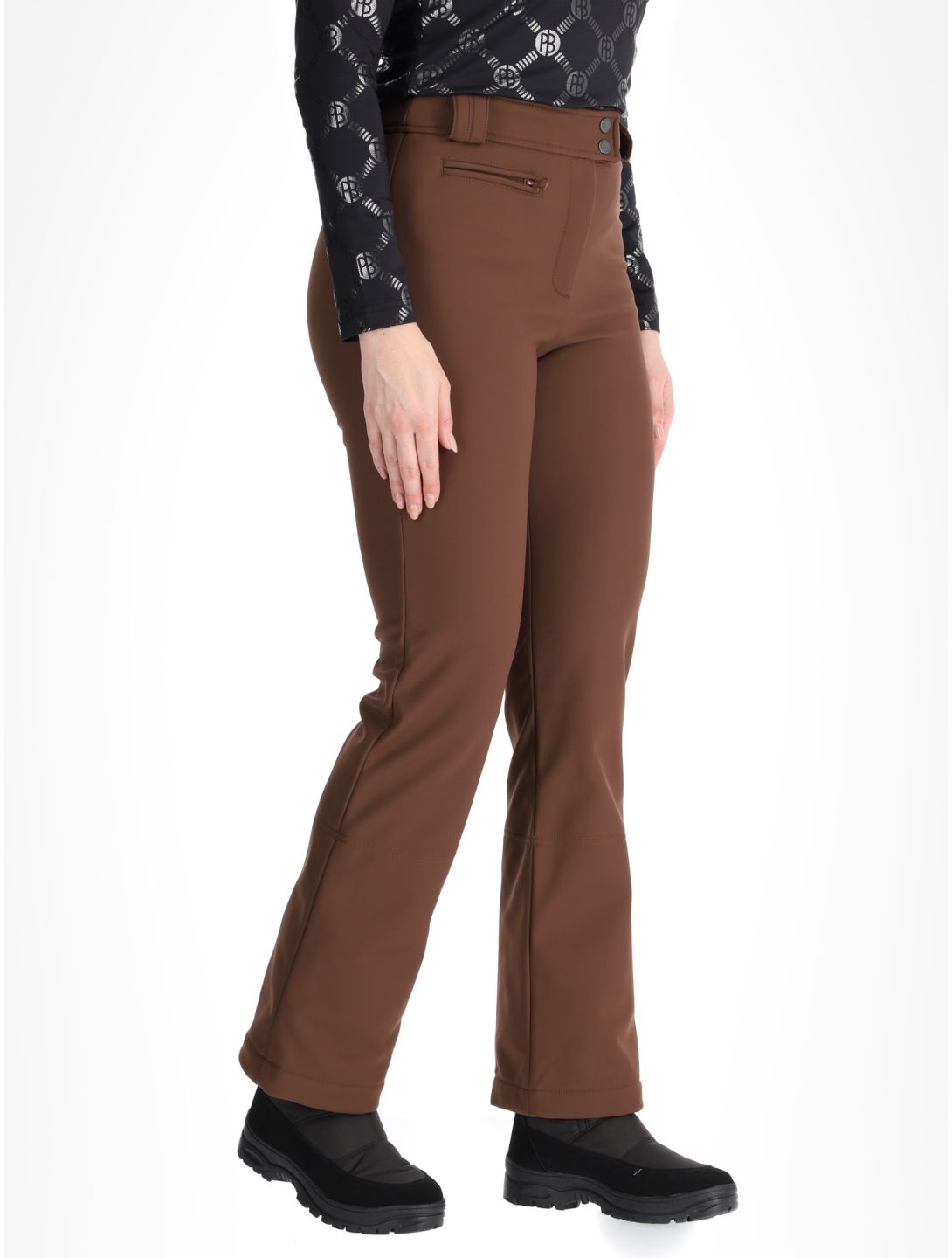 Poivre Blanc, Traditional 24PBH1120/WO/A pantalones de esquí softshell mujeres Choco Brown marrón 