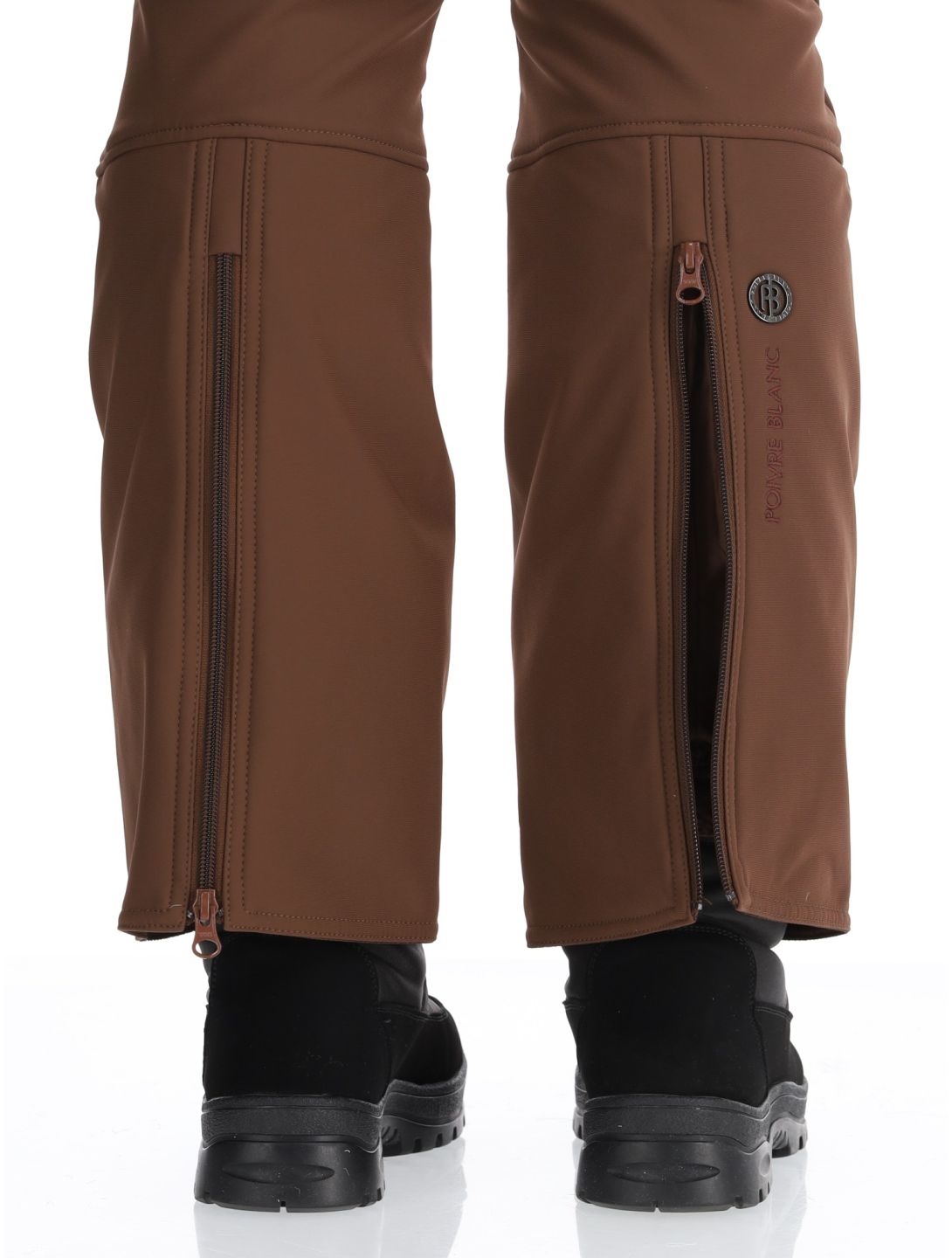 Poivre Blanc, Traditional 24PBH1121/WO/A pantalones de esquí softshell mujeres Choco Brown marrón 