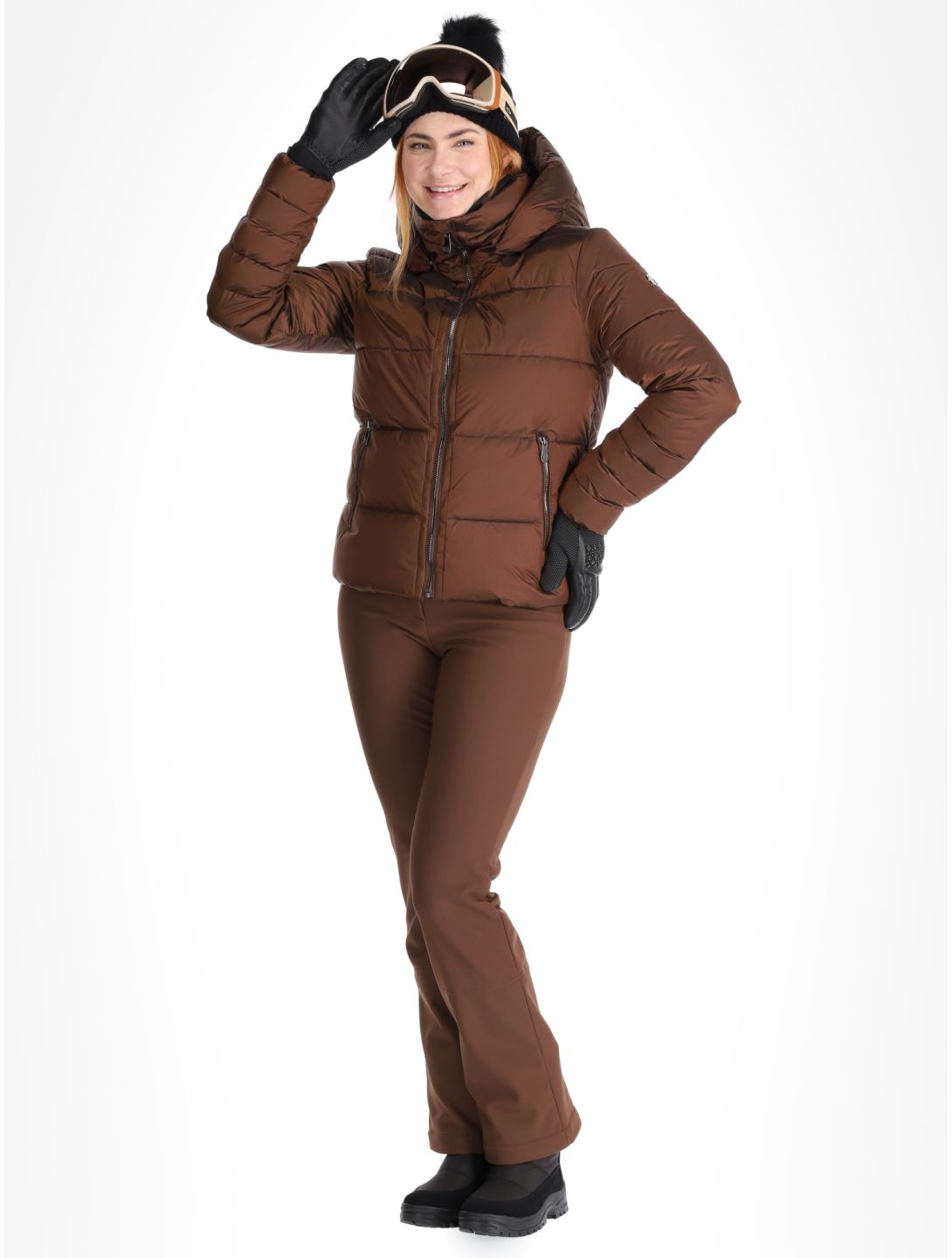 Poivre Blanc, Traditional 24PBH1201/WO chaqueta de esquí mujeres Choco Brown marrón 