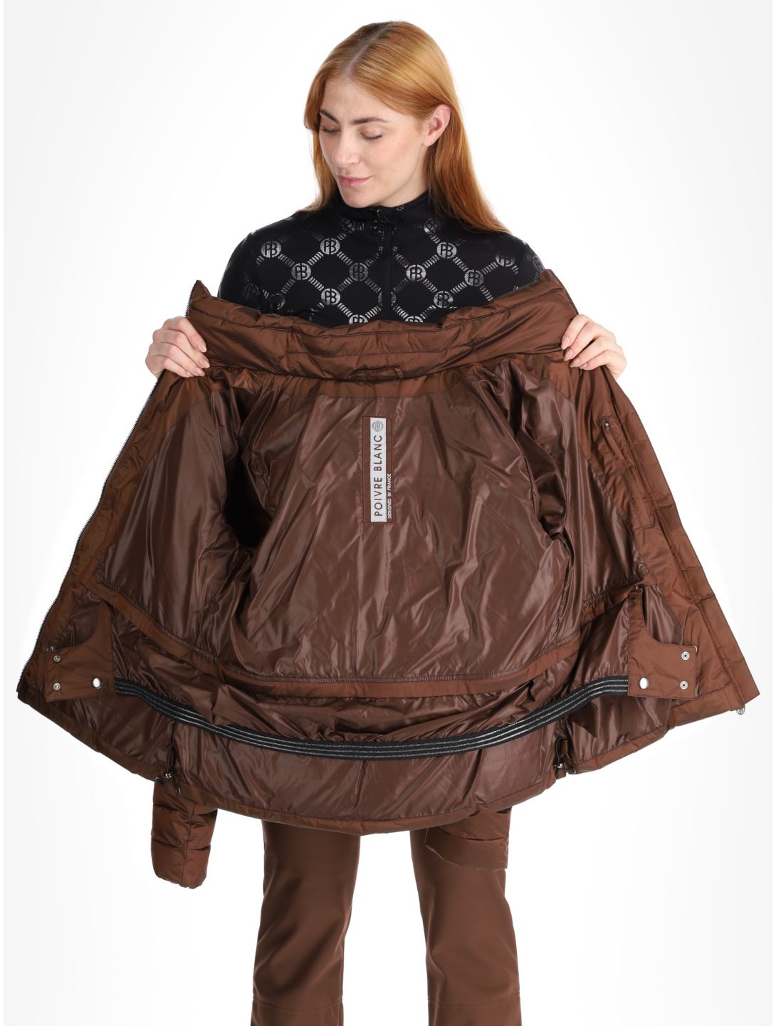 Poivre Blanc, Traditional 24PBH1201/WO chaqueta de esquí mujeres Choco Brown marrón 