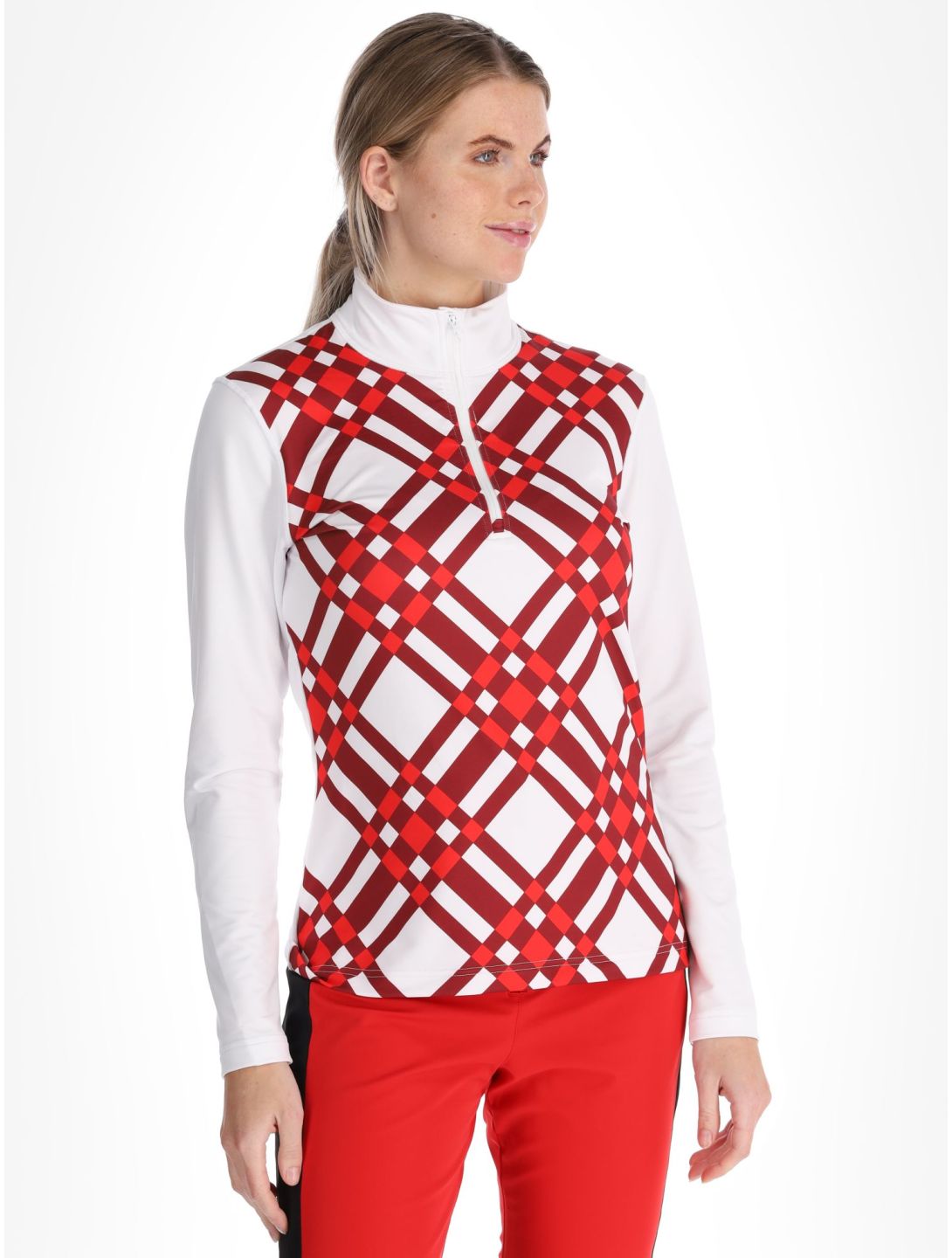 Poivre Blanc, Traditional 24PBH1940/WO/C jersey mujeres Cross Scarlet Red rojo 