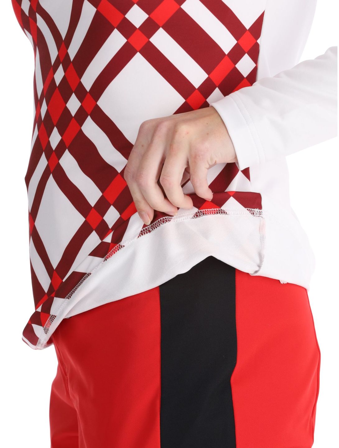 Poivre Blanc, Traditional 24PBH1940/WO/C jersey mujeres Cross Scarlet Red rojo 