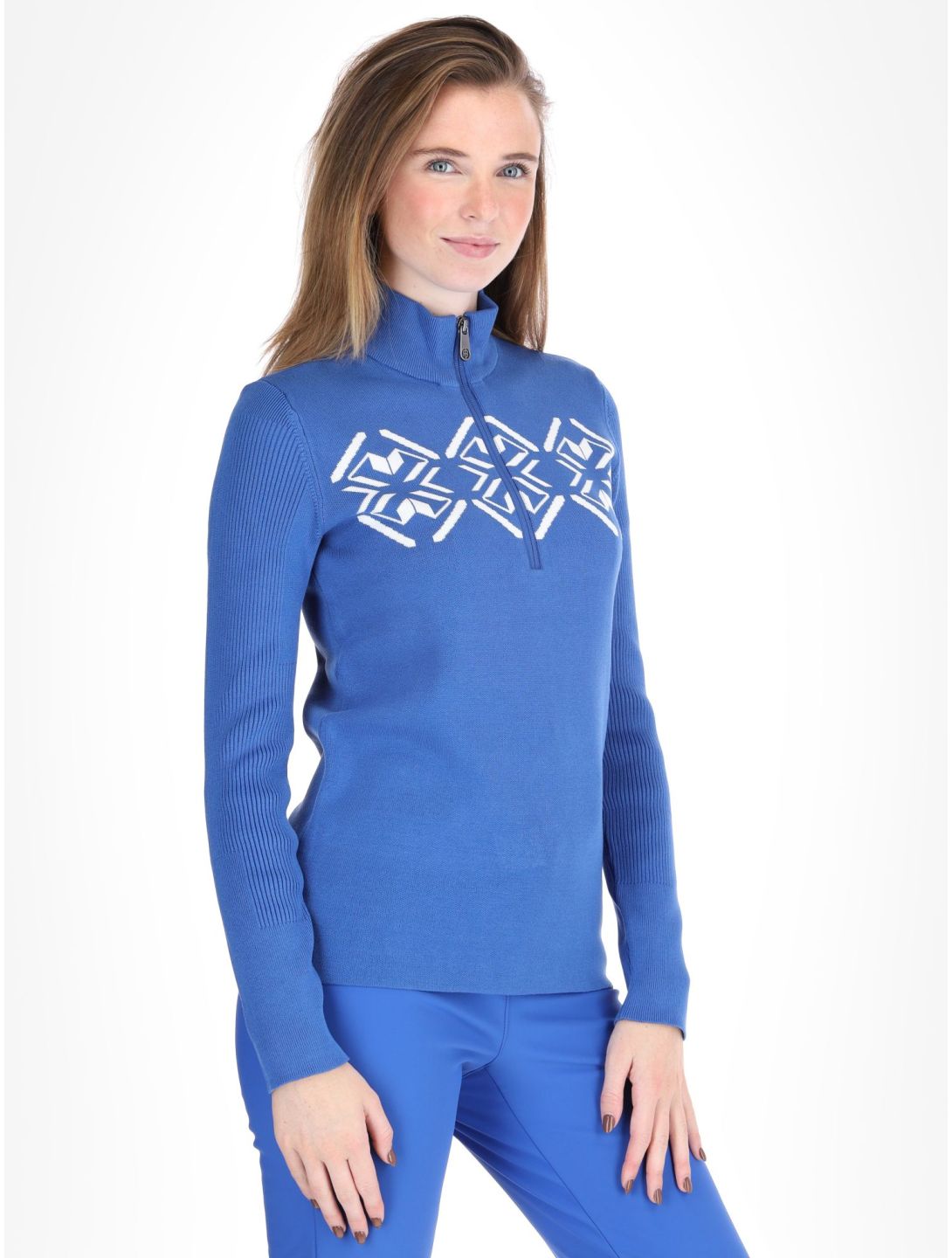 Poivre Blanc, Traditional 24PBH3540/WO jersey mujeres Acid Blue azul 