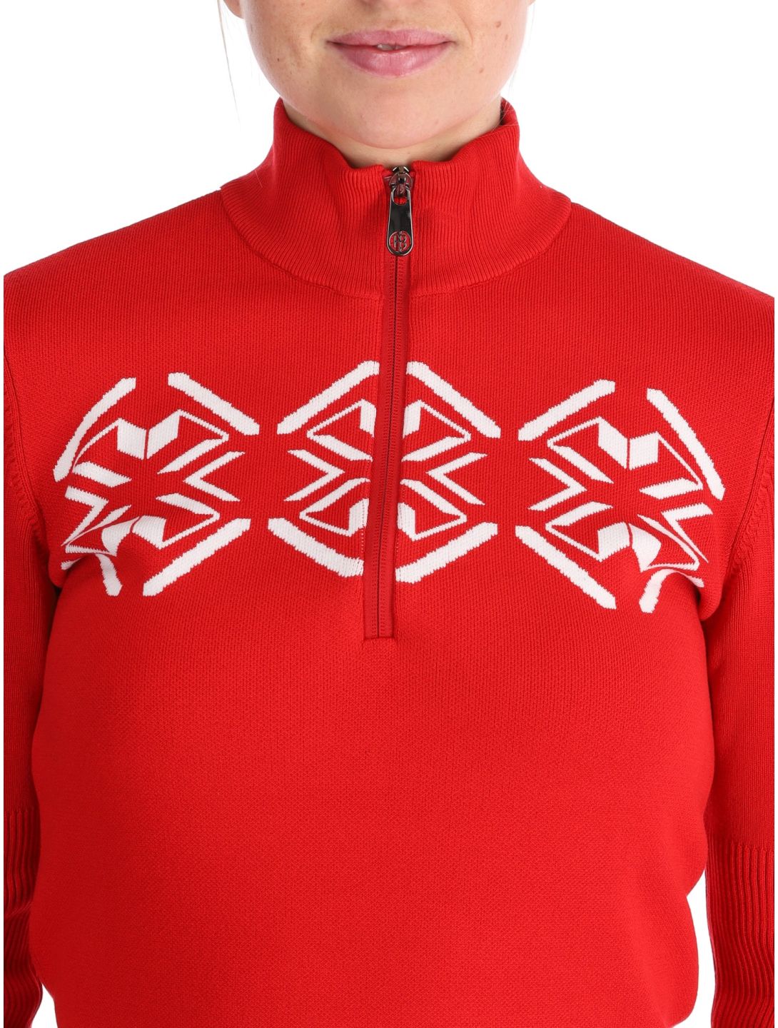 Poivre Blanc, Traditional 24PBH3540/WO jersey mujeres Scarlet Red rojo 