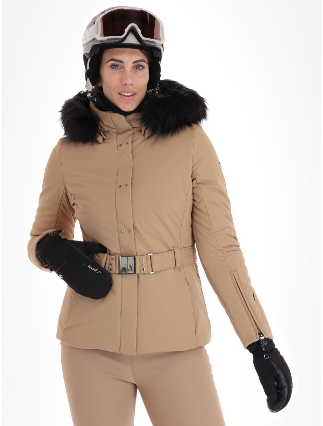 Poivre Blanc, Traditional Line W23-0801-WO chaqueta de esquí mujeres Almond Brown marrón 