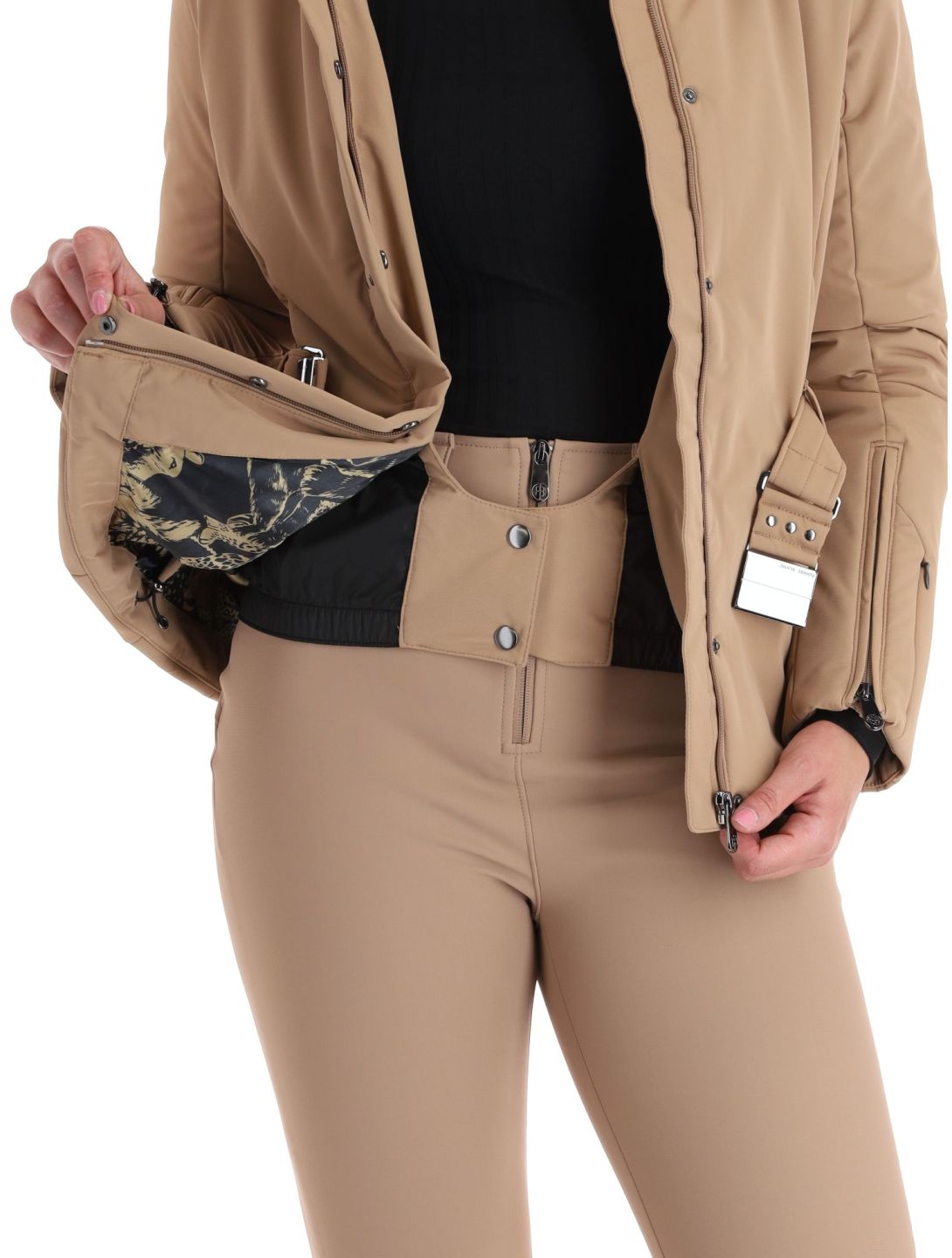 Poivre Blanc, Traditional Line W23-0801-WO chaqueta de esquí mujeres Almond Brown marrón 