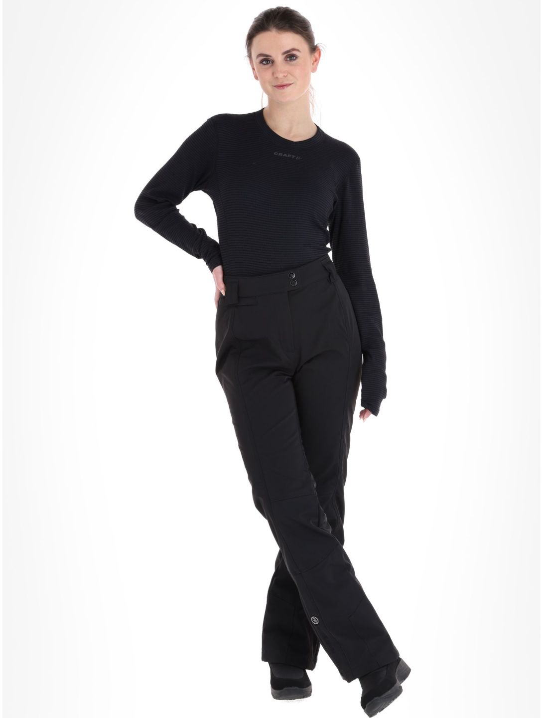 Poivre Blanc, Traditional Line W23-0820-WO/A pantalones de esquí mujeres Black negro 