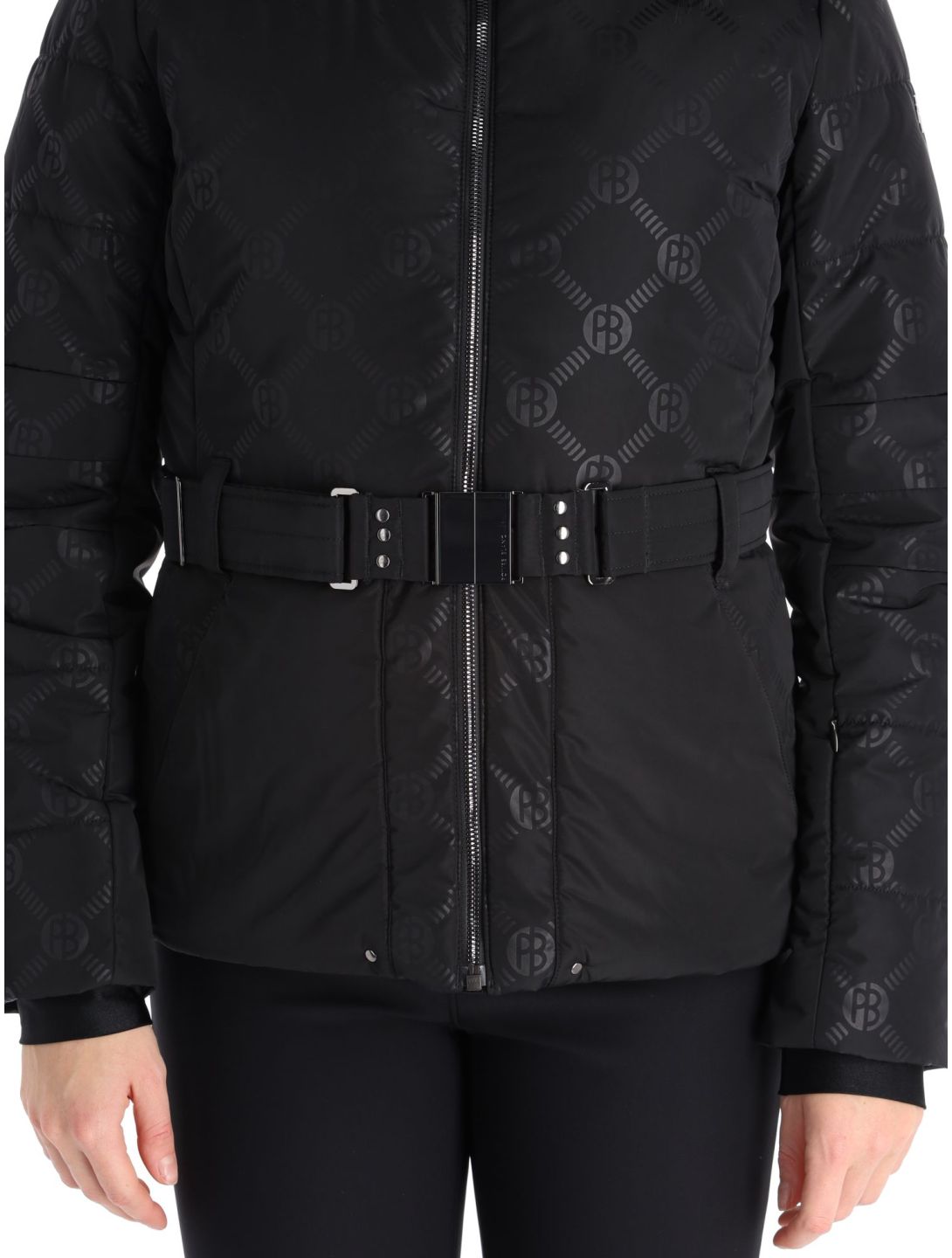 Poivre Blanc, Traditional Line W23-1003-WO/E chaqueta de esquí mujeres Embossed Black negro 