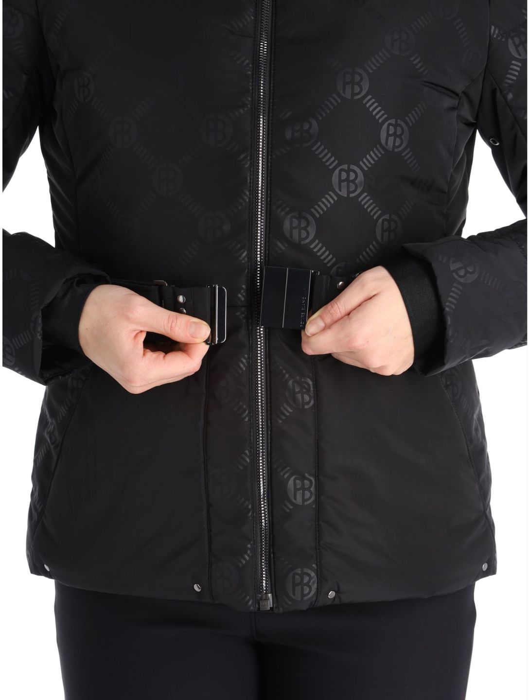 Poivre Blanc, Traditional Line W23-1003-WO/E chaqueta de esquí mujeres Embossed Black negro 