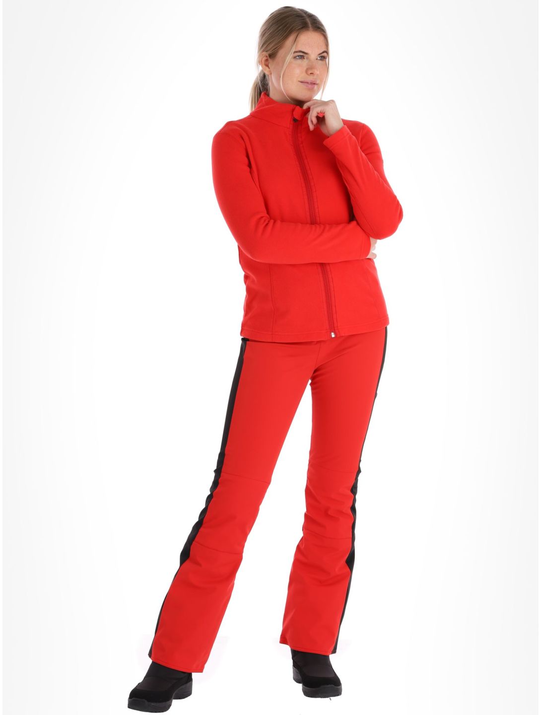 Poivre Blanc, Traditional Line W23-1500-WO chaleco mujeres Scarlet Red rojo 