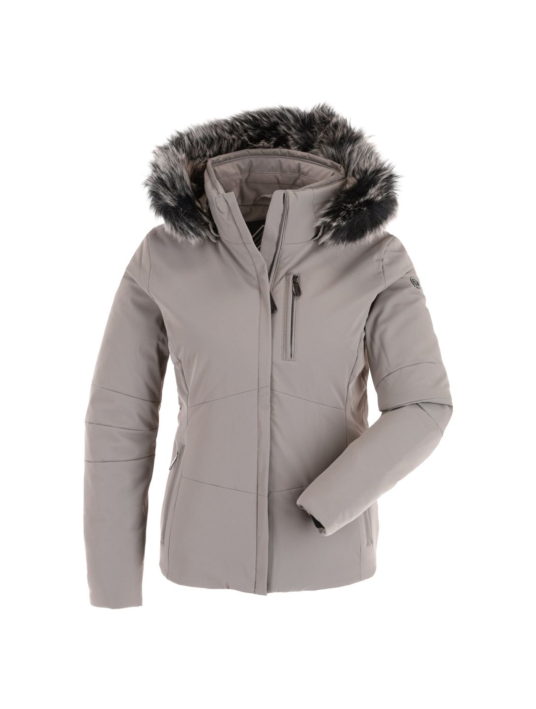 Poivre Blanc, W20-0802-Wo/A chaqueta de esquí slim fit mujeres rock marrón